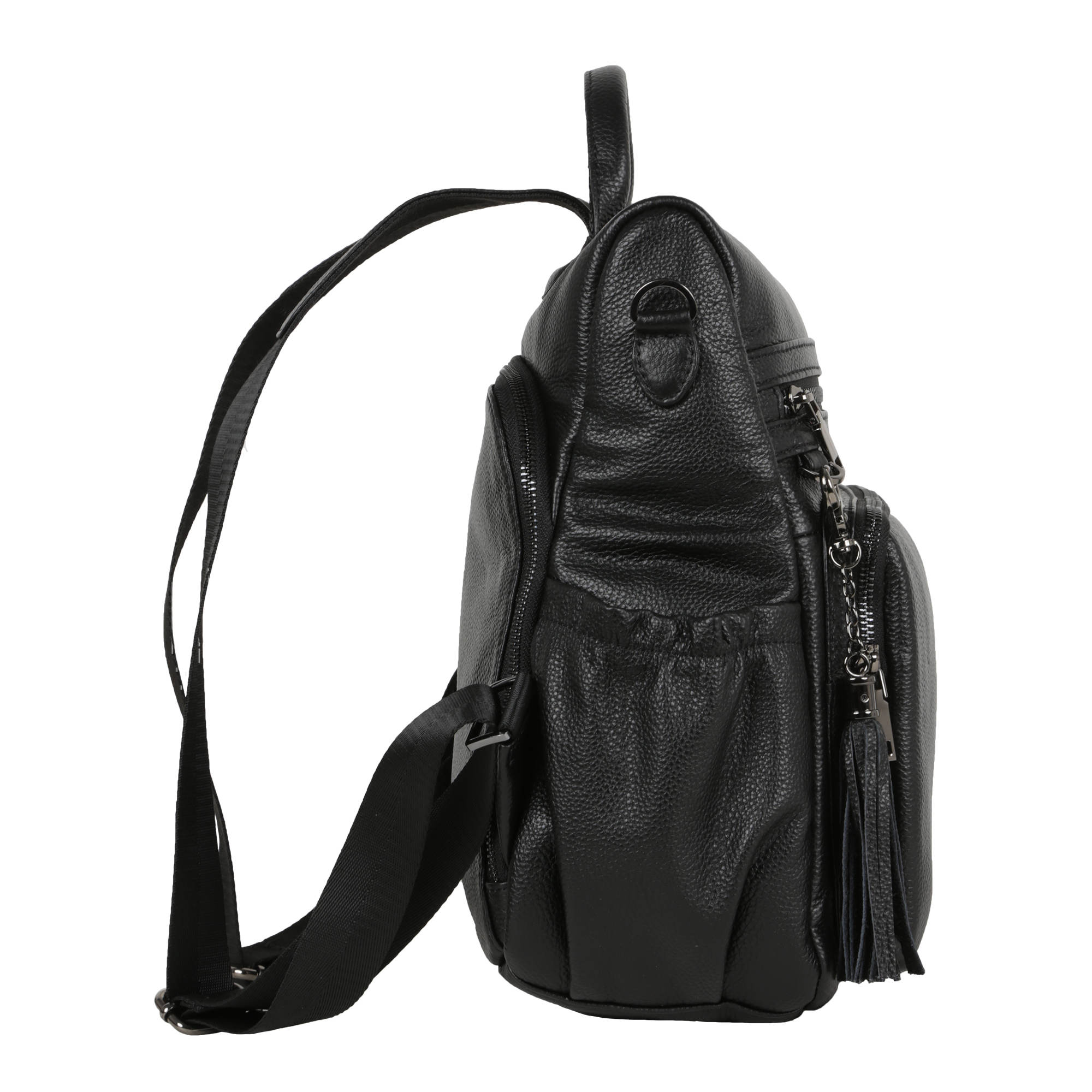 Женский кожаный рюкзак POLA 0908 Black