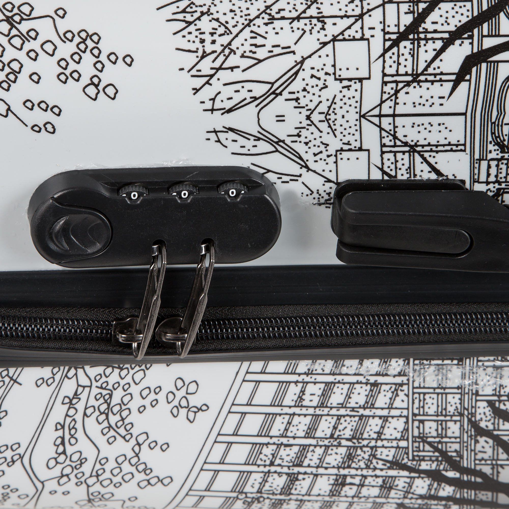 Чемодан малый POLAR РА033-20 Город