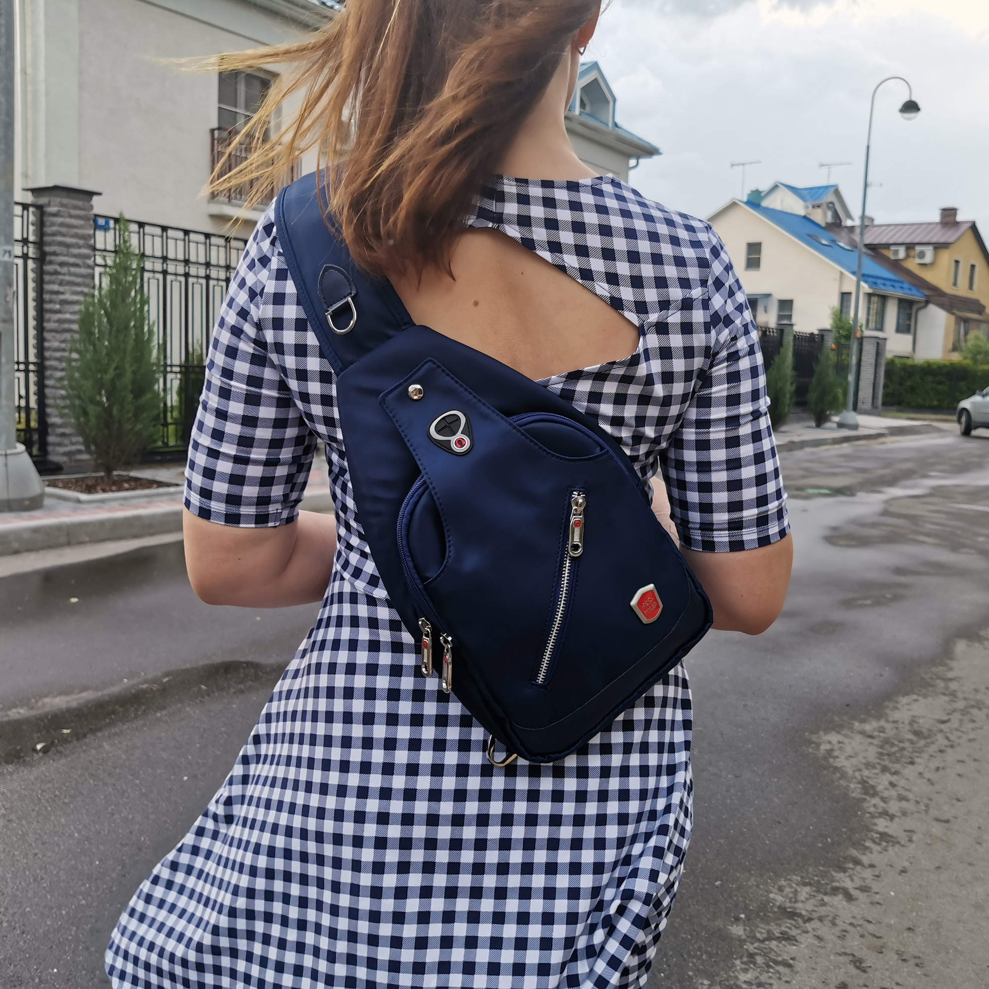 Рюкзак с одной лямкой POLAR П4103 Black, цвет: черный, купить в ...