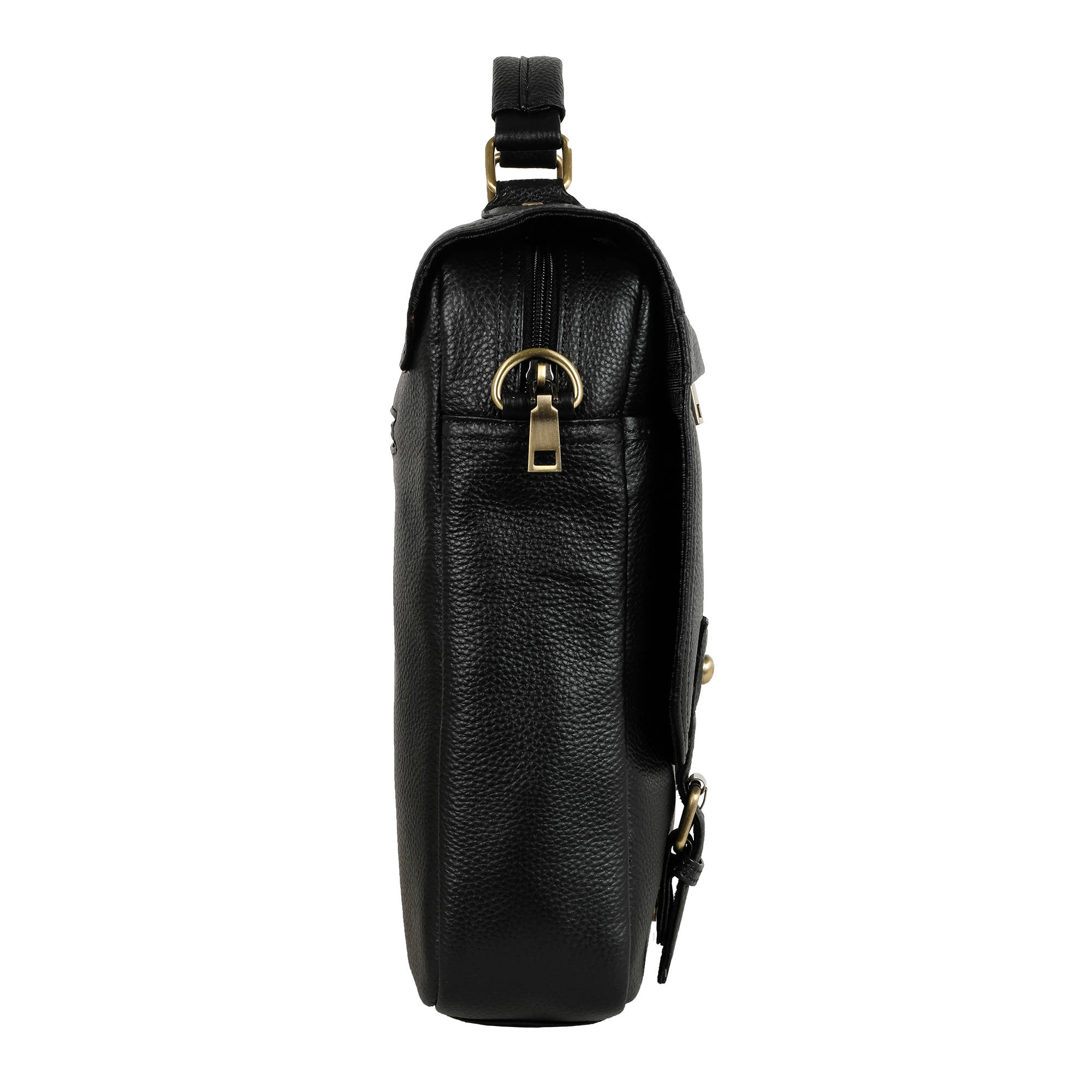 Портфель из мягкой кожи POLAR 23258 Brown