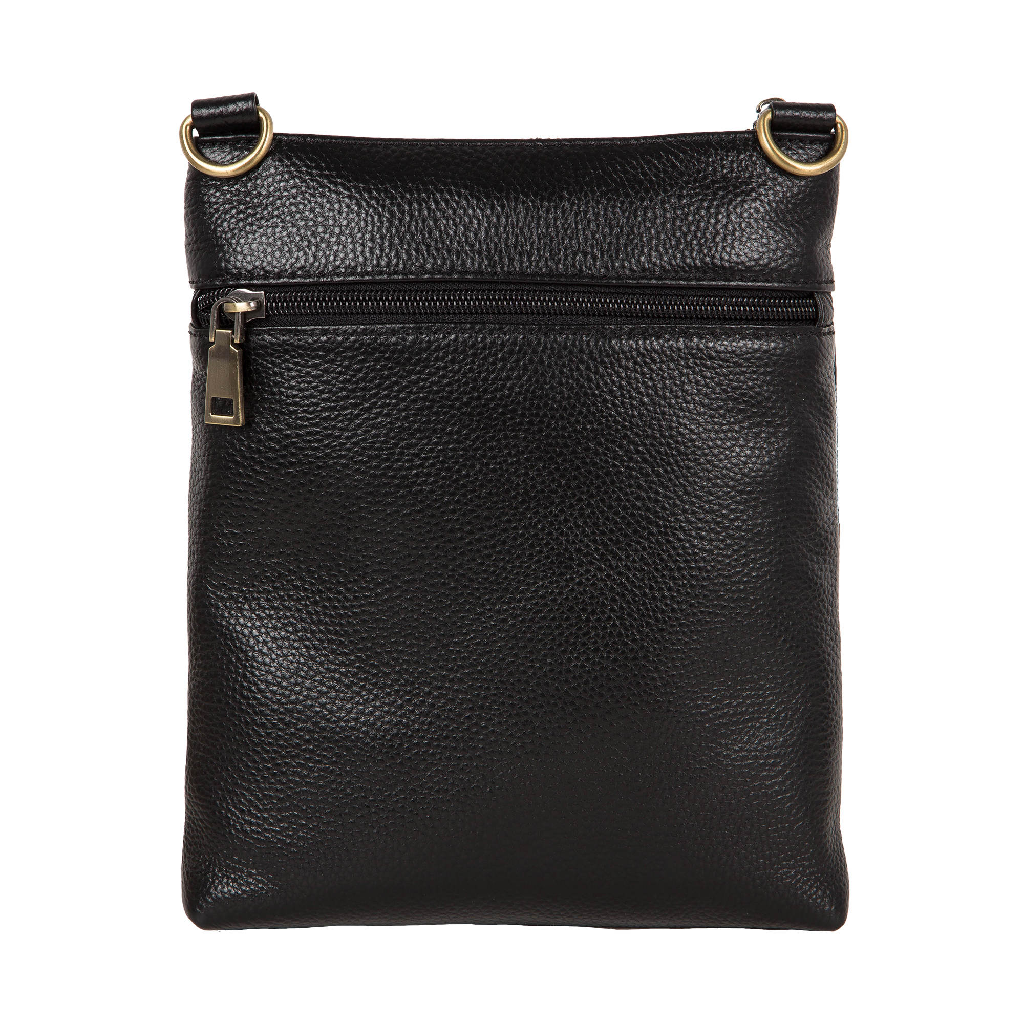 Кожаная сумка на плечо POLAR 0500302 Black