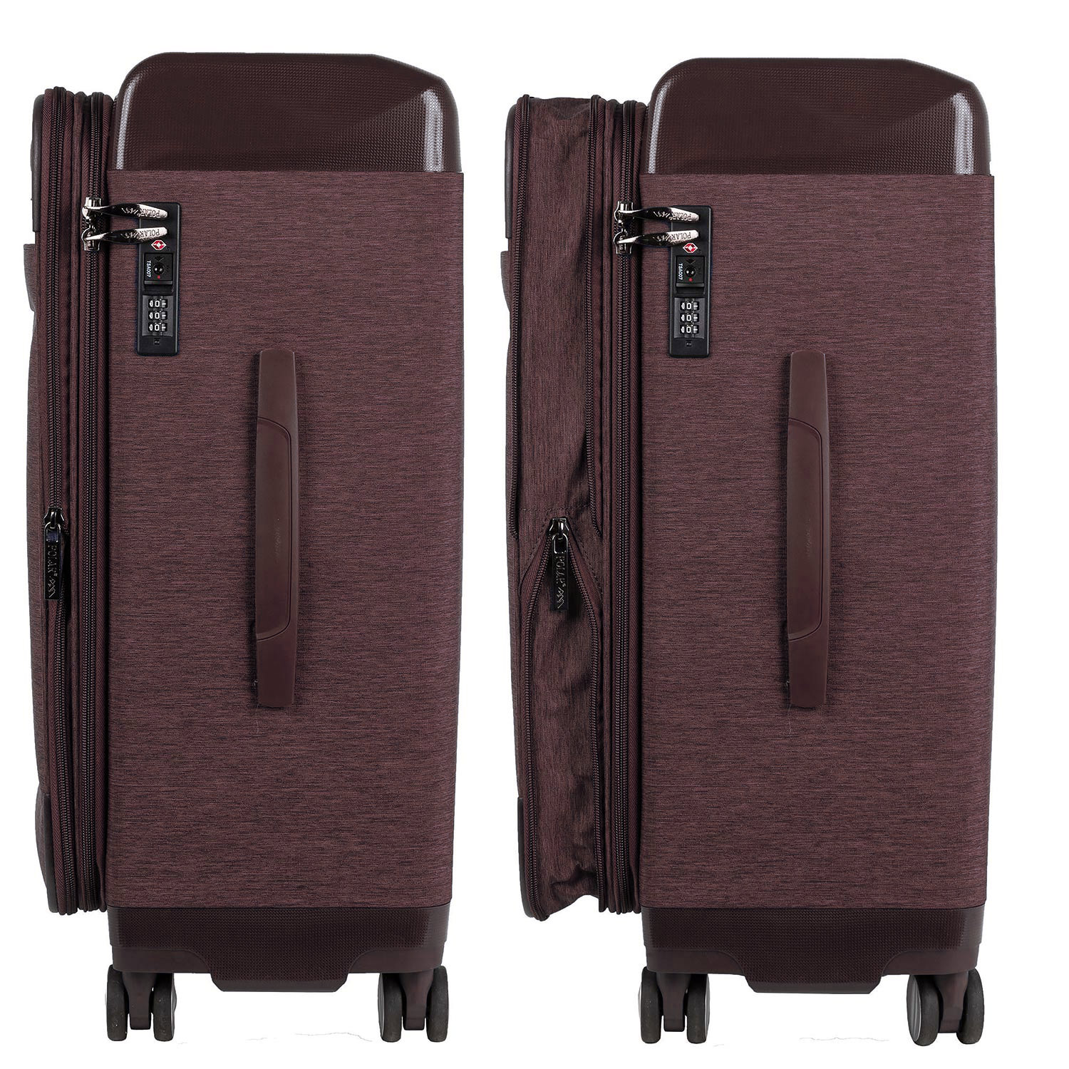 Чемодан малый POLAR Р1930-20 Brown