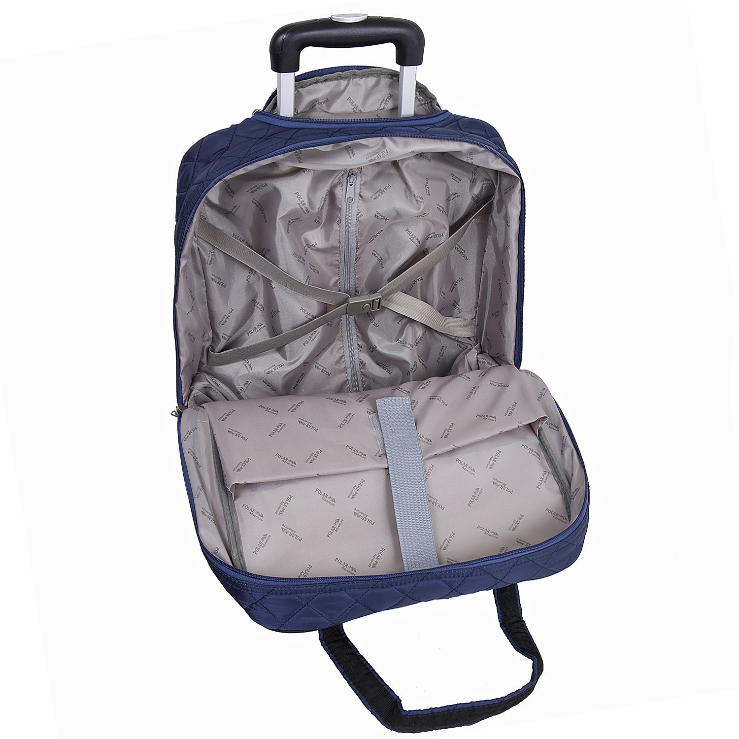 Cумка на колесах для ручной клади POLAR П7095 Blue