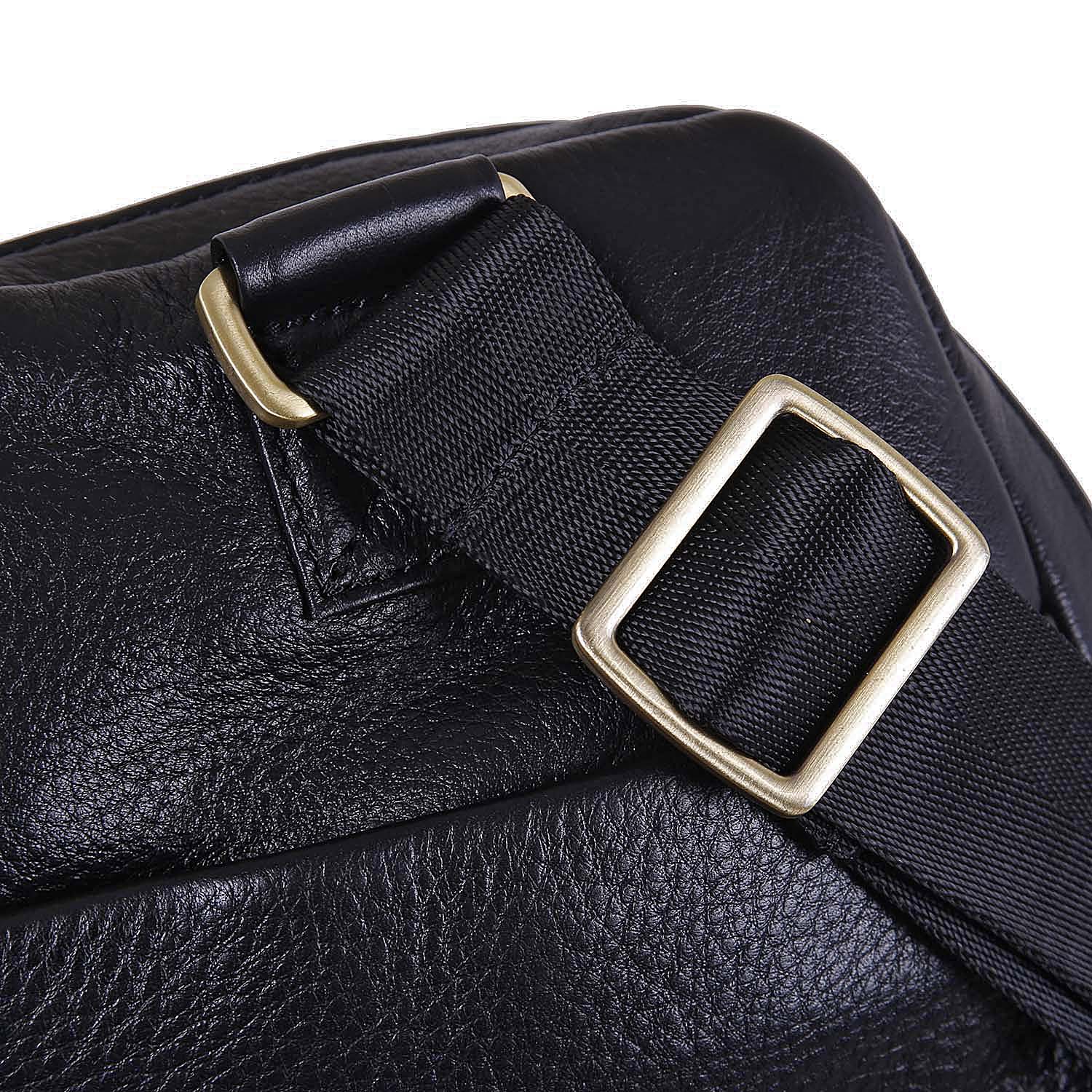 Сумка на плечо (из цельной кожи) POLA 0703 Black