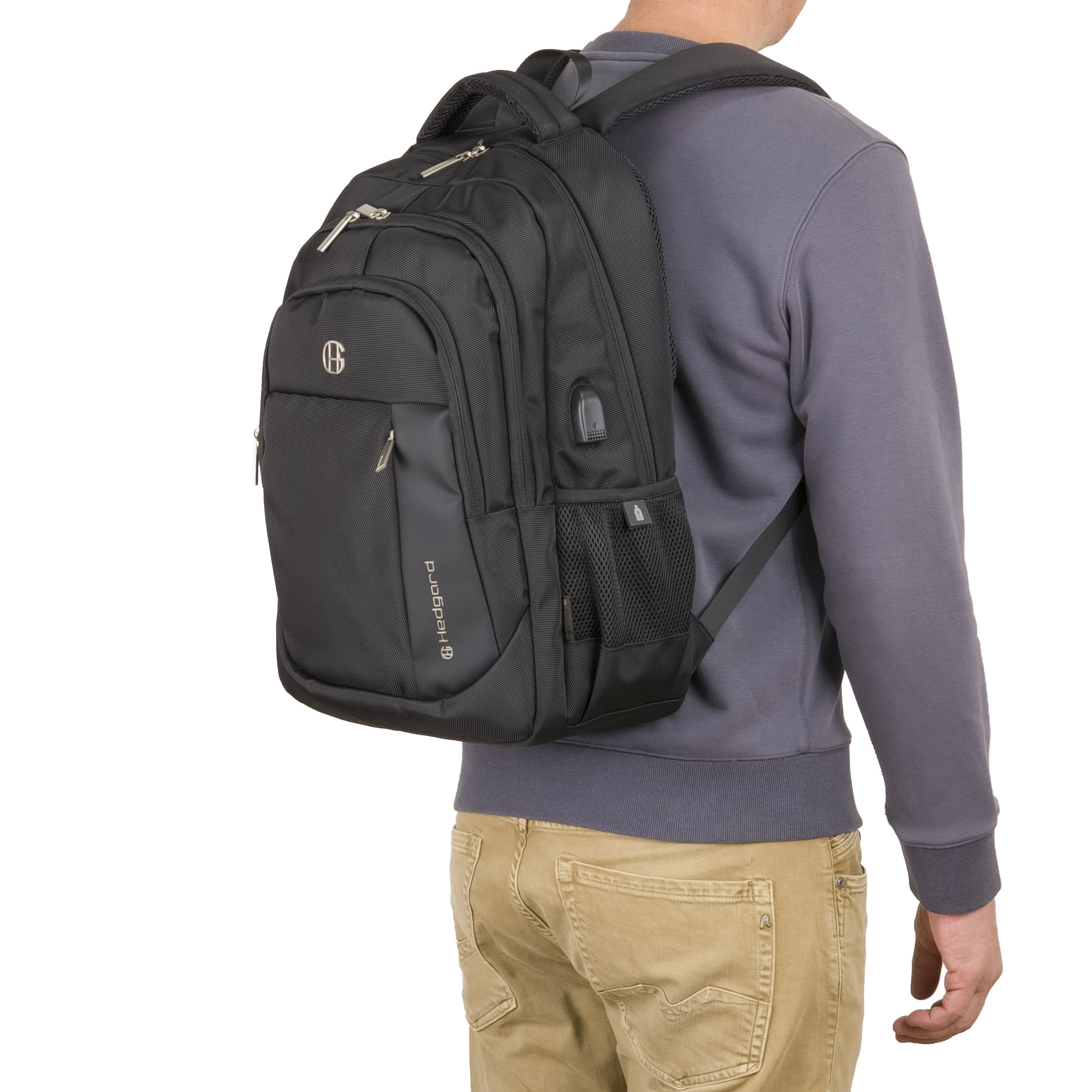 Рюкзак с отделением для ноутбука 15,6", 21 л  Hedgard 0218 Black