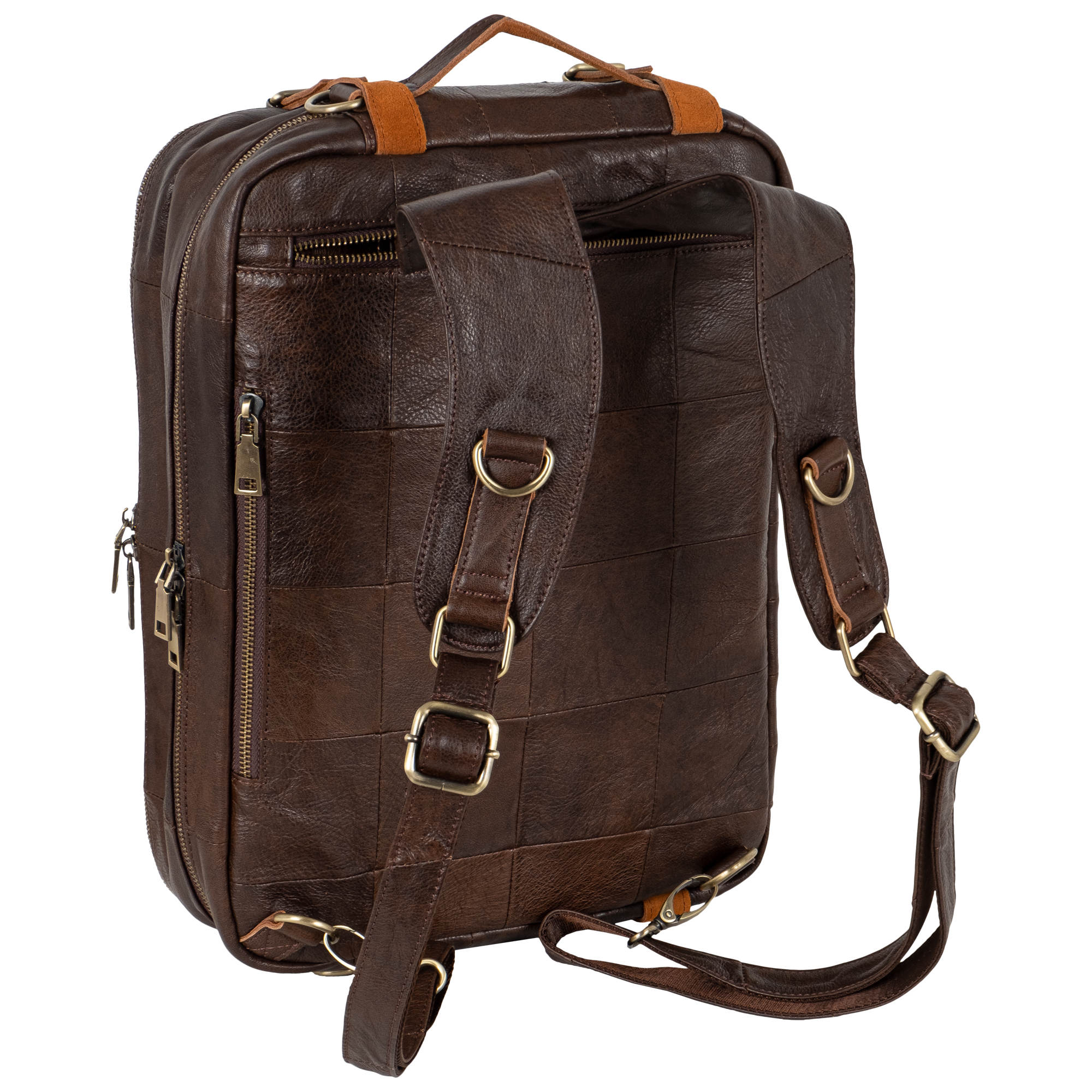 Сумка-рюкзак из натуральной кожи POLA 6031 Coffee