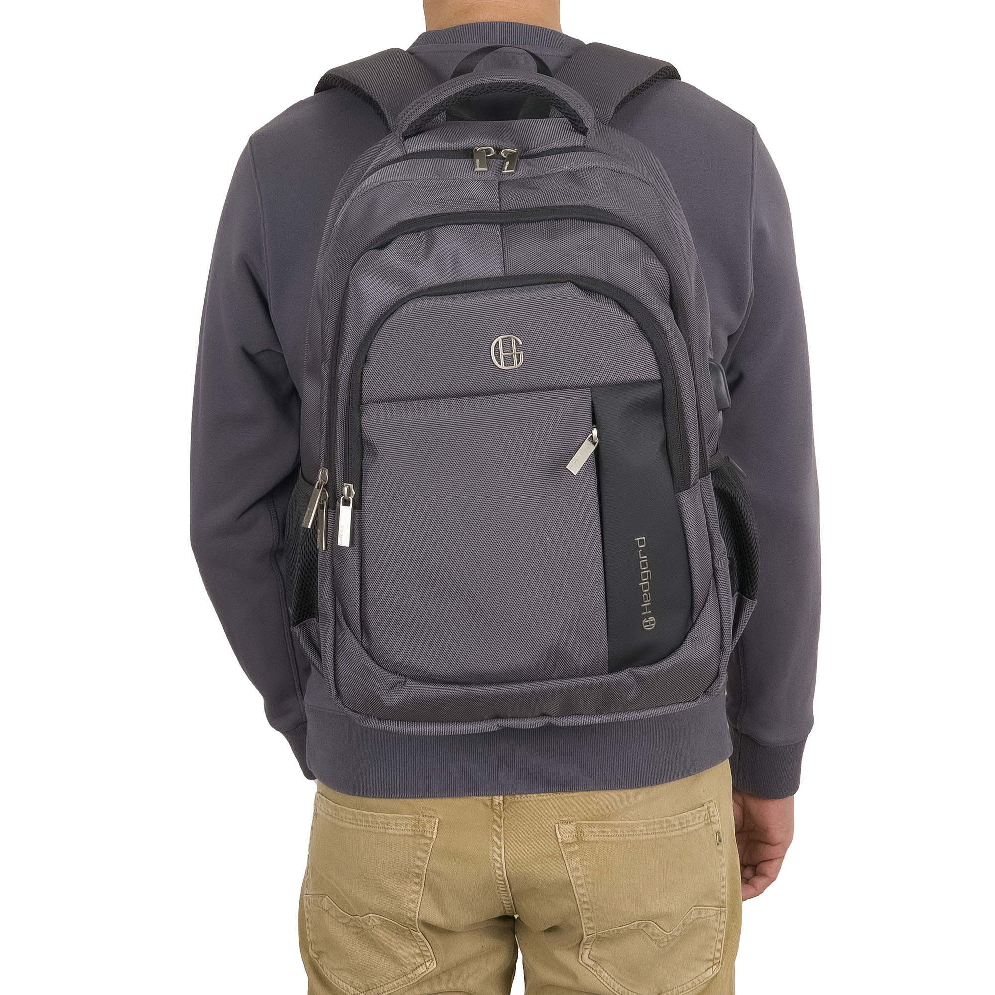 Рюкзак с отделением для ноутбука 15,6", 21 л  Hedgard 0218 Grey