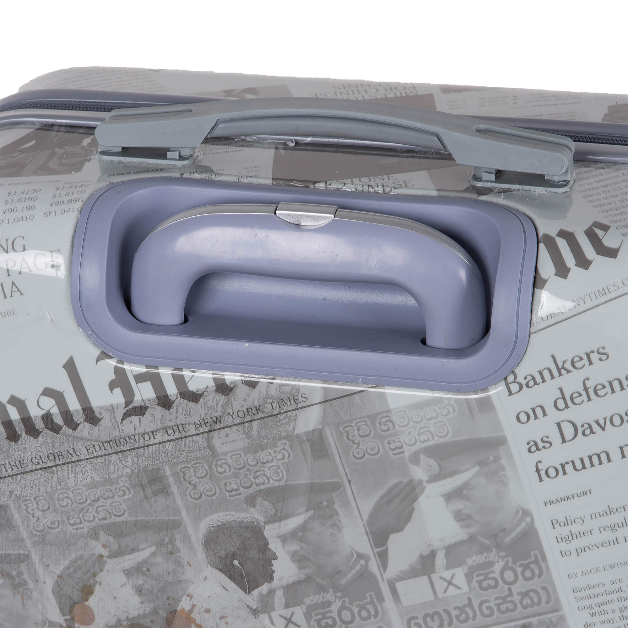 Чемодан средний POLAR РА030-24" "Газета"