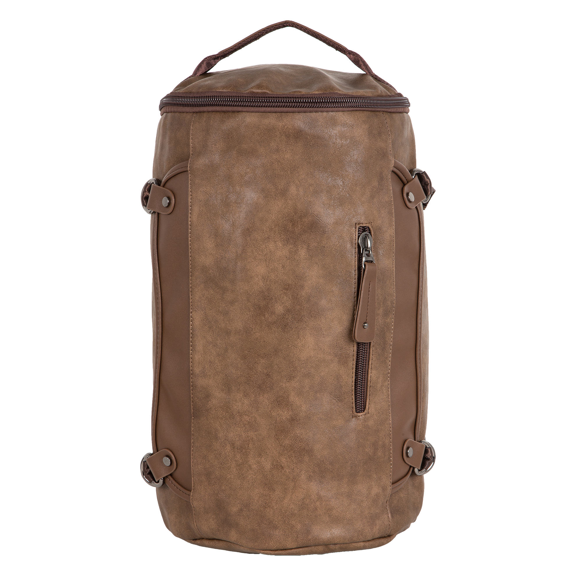 Рюкзак-цилиндр POLAR П0274 Brown