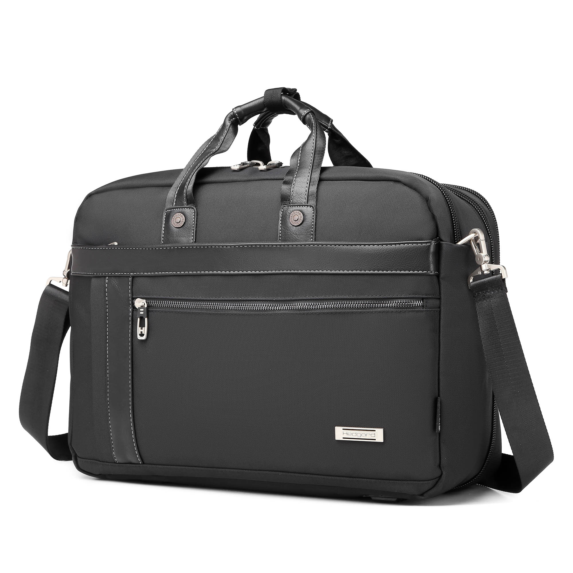 Мужская раздвижная сумка  Hedgard 1147-1 Black 17"