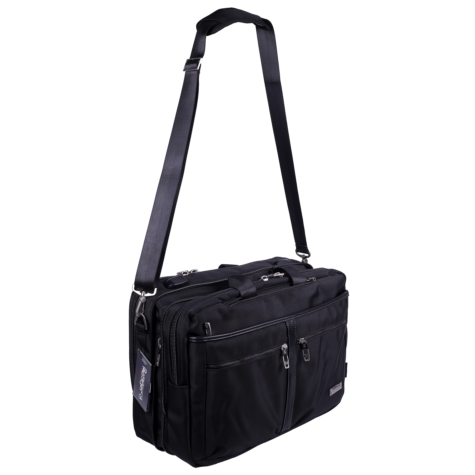 Мужская раздвижная сумка-рюкзак  Hedgard 1340 Black