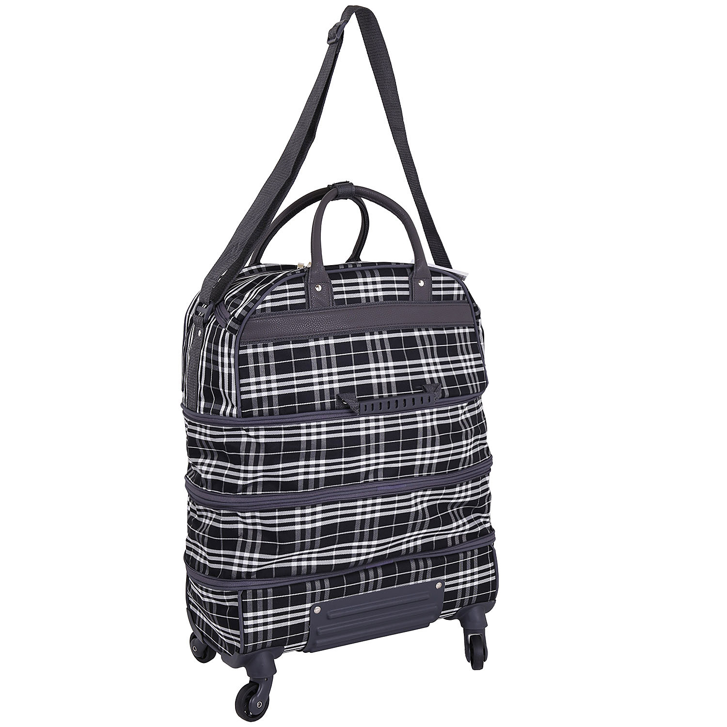 Раздвижная сумка на 4х колесах TSV 530.24 Black