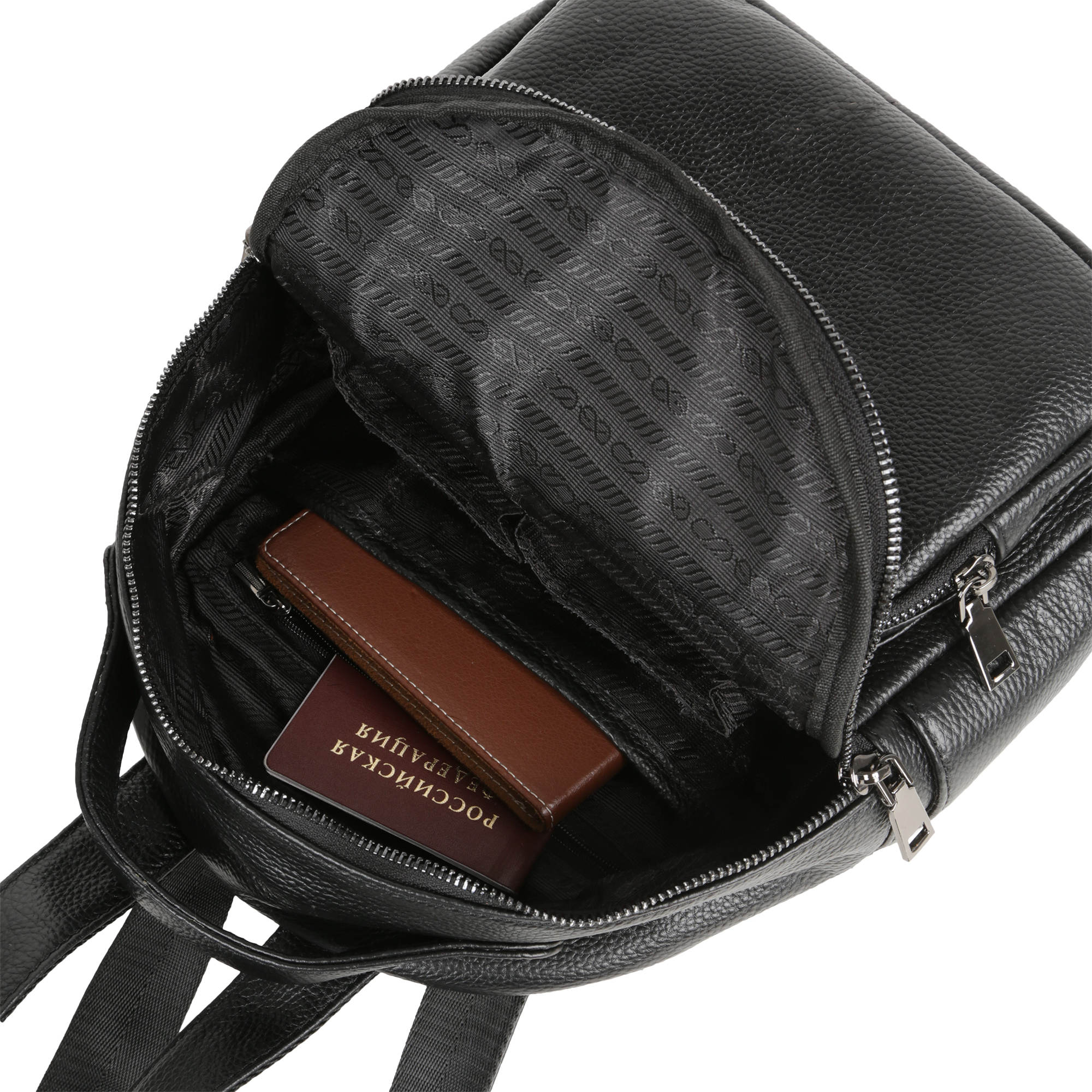 Женский кожаный рюкзак POLA 5012 Black