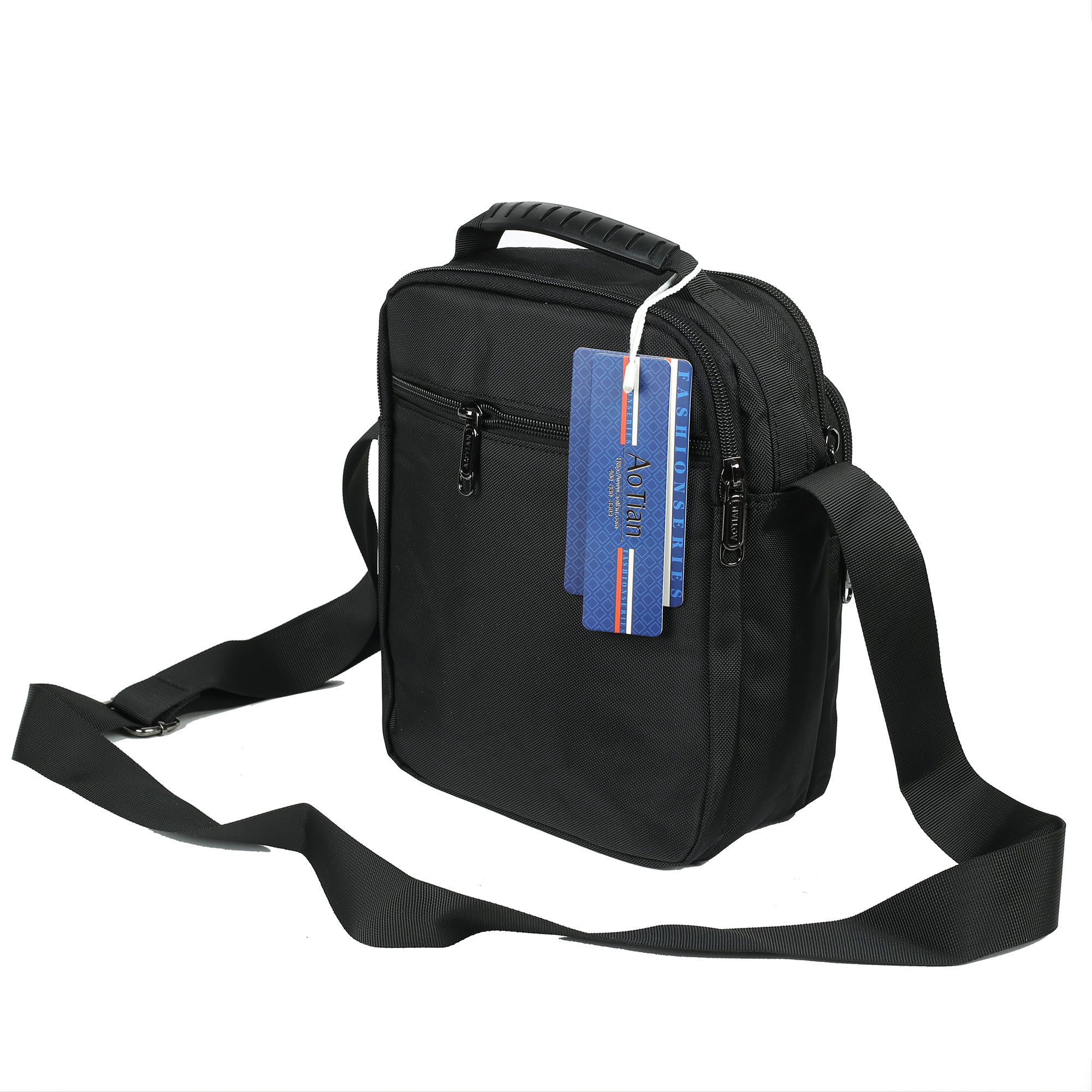 Мужская сумка через плечо AOTIAN 21129 Black