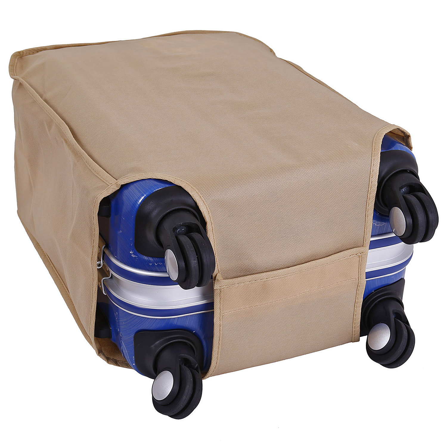 Кейс на колесах, малый, с защелками POLAR Р1155-20 Blue