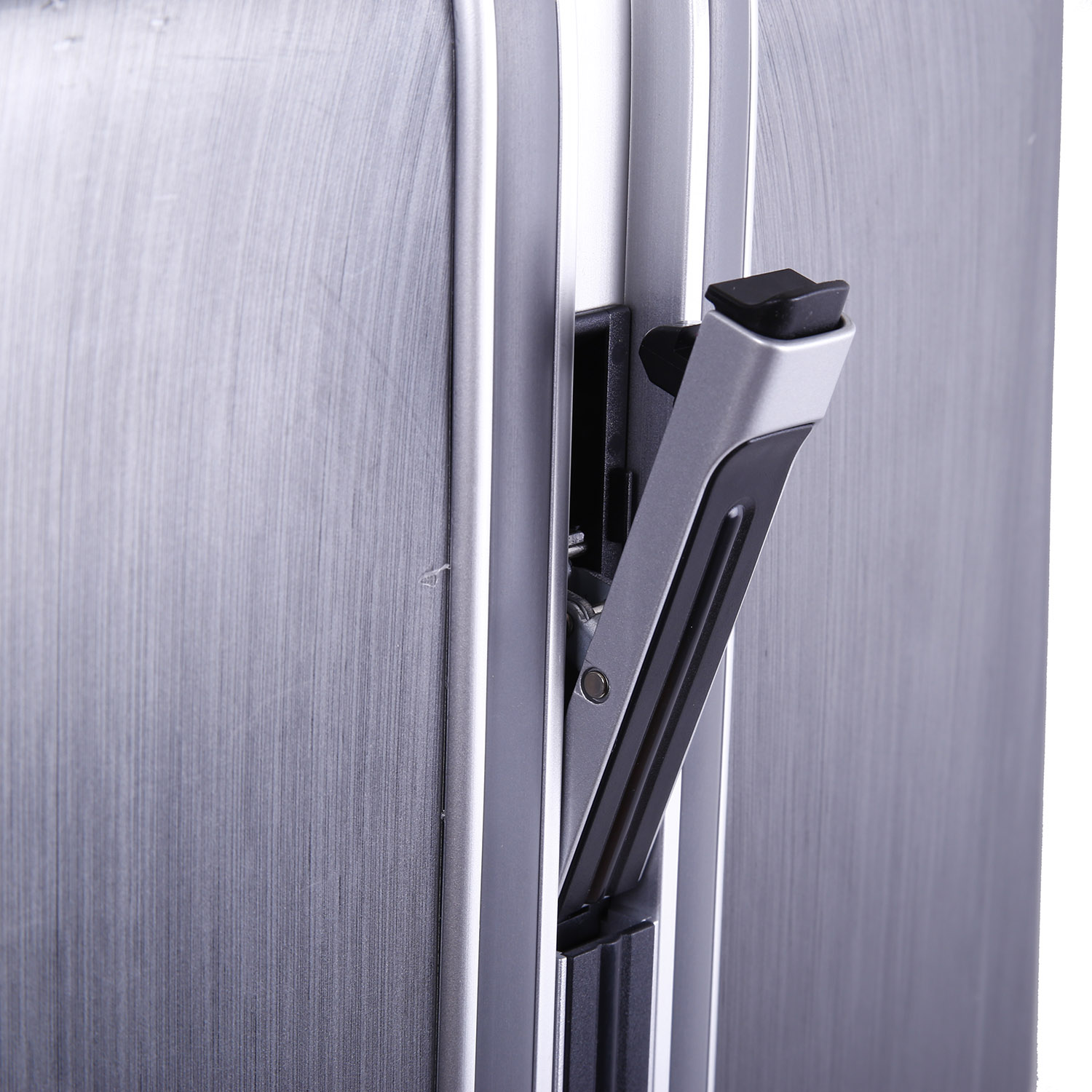 Кейс на колесах, малый, с защелками POLAR Р1155-20 Grey