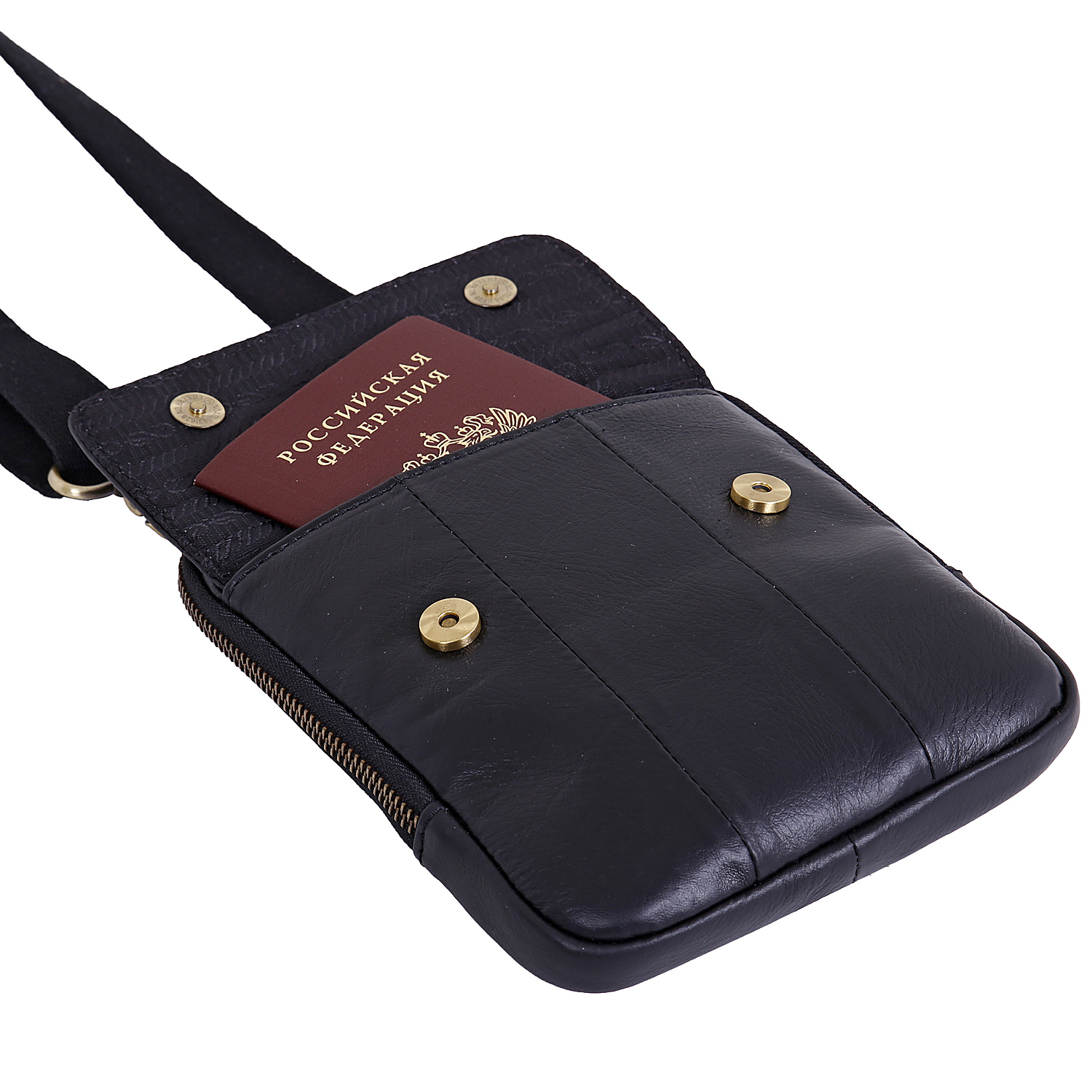 Маленькая сумка с креплением на ремень POLA 0081 Brown