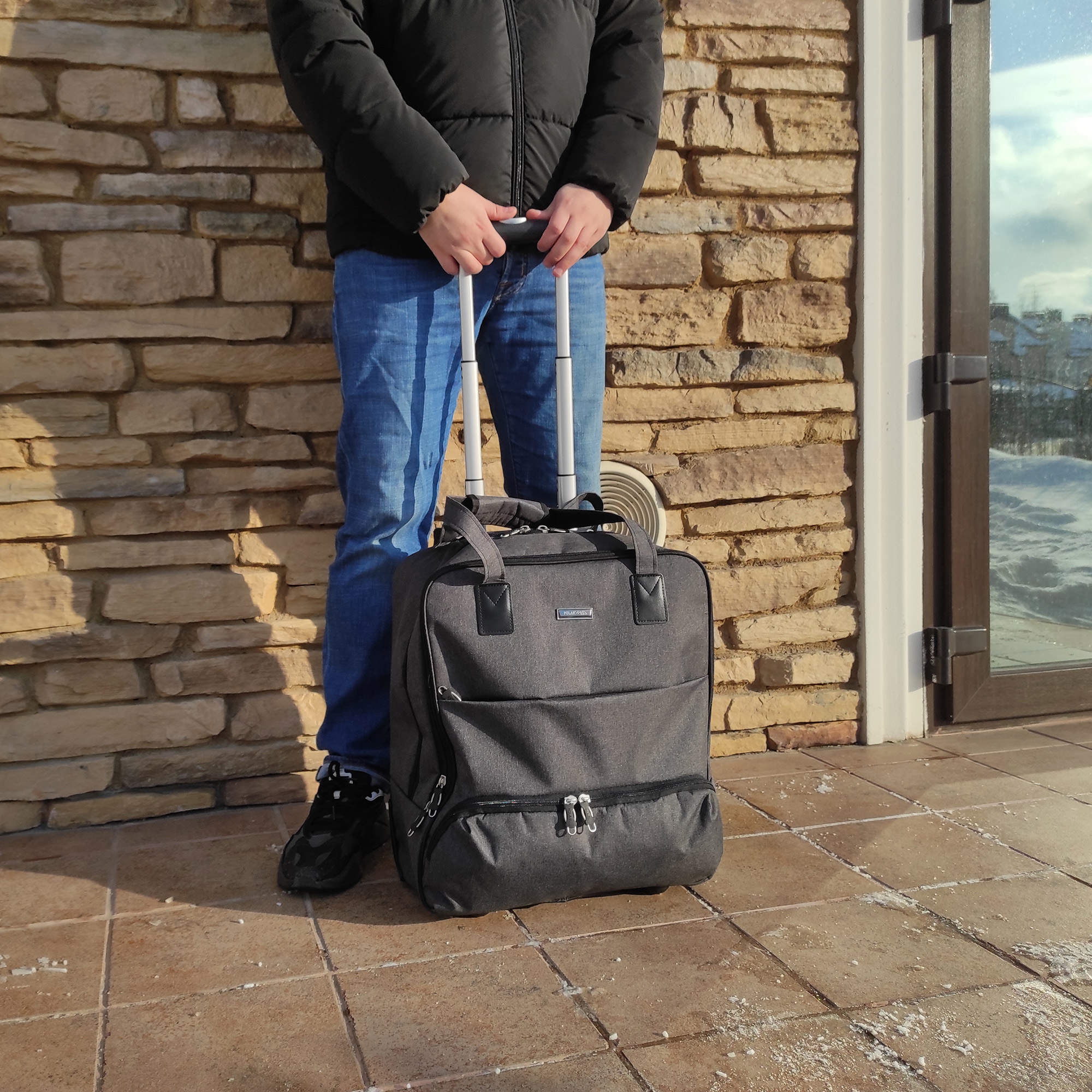 Сумка для ручной клади POLAR П7104-1 Black