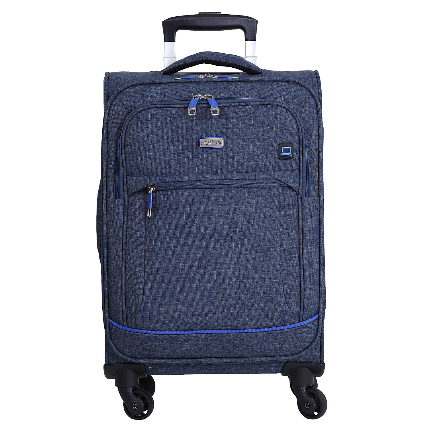 Чемодан на 4х колесах POLAR Р18А07-19" Blue