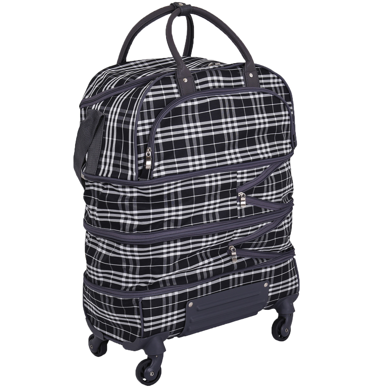 Раздвижная сумка на 4х колесах TSV 530.24 Black