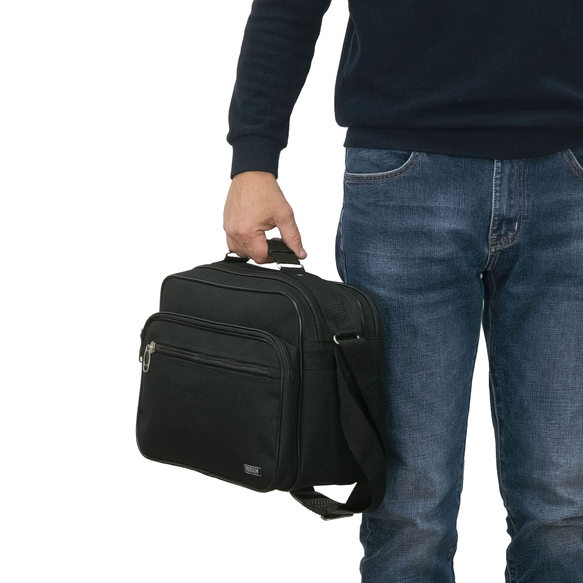 Сумка мужская ROSIN 842, цвет: черный, купить в интернет-магазине Tasche.ru