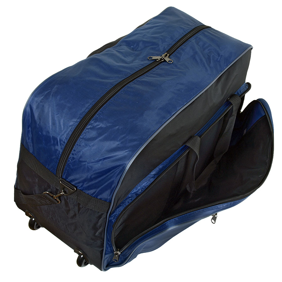 Большая сумка на колесах POLAR 6025 Blue