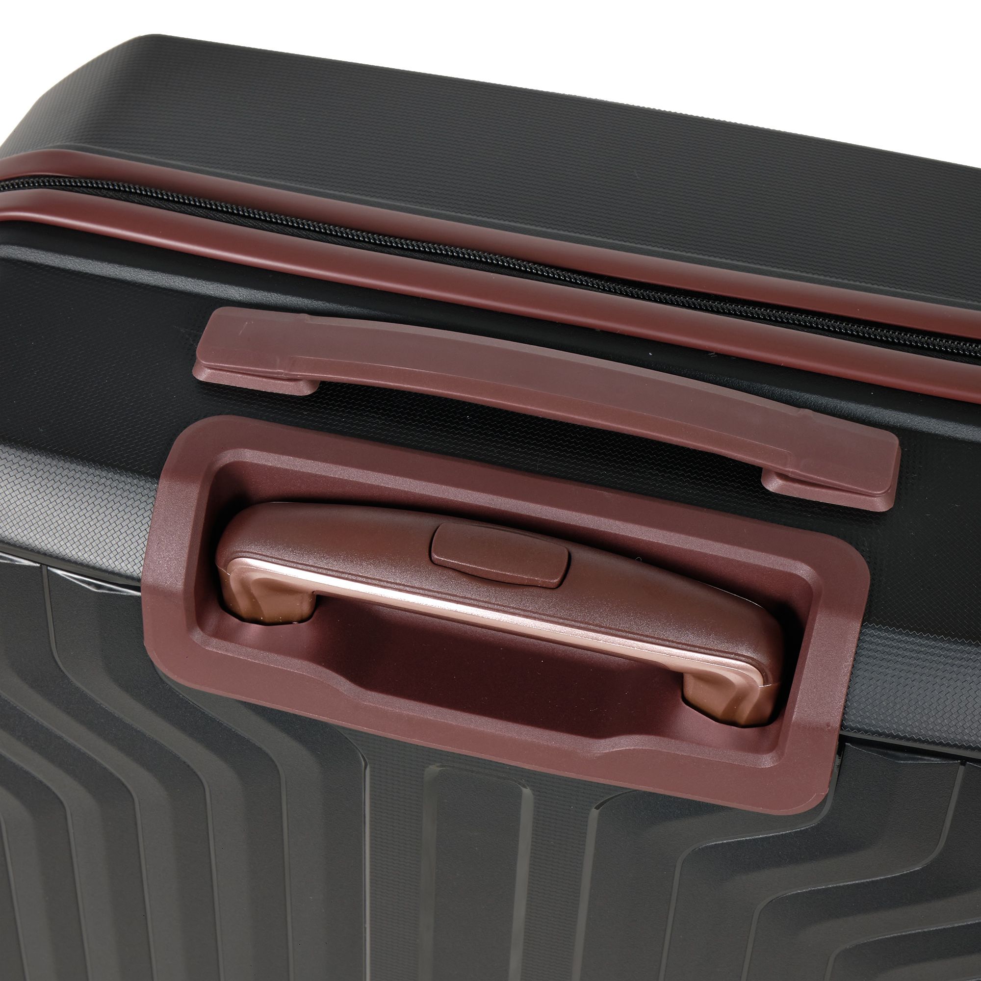 Чемодан среднего размера POLAR Р0015-24" Black