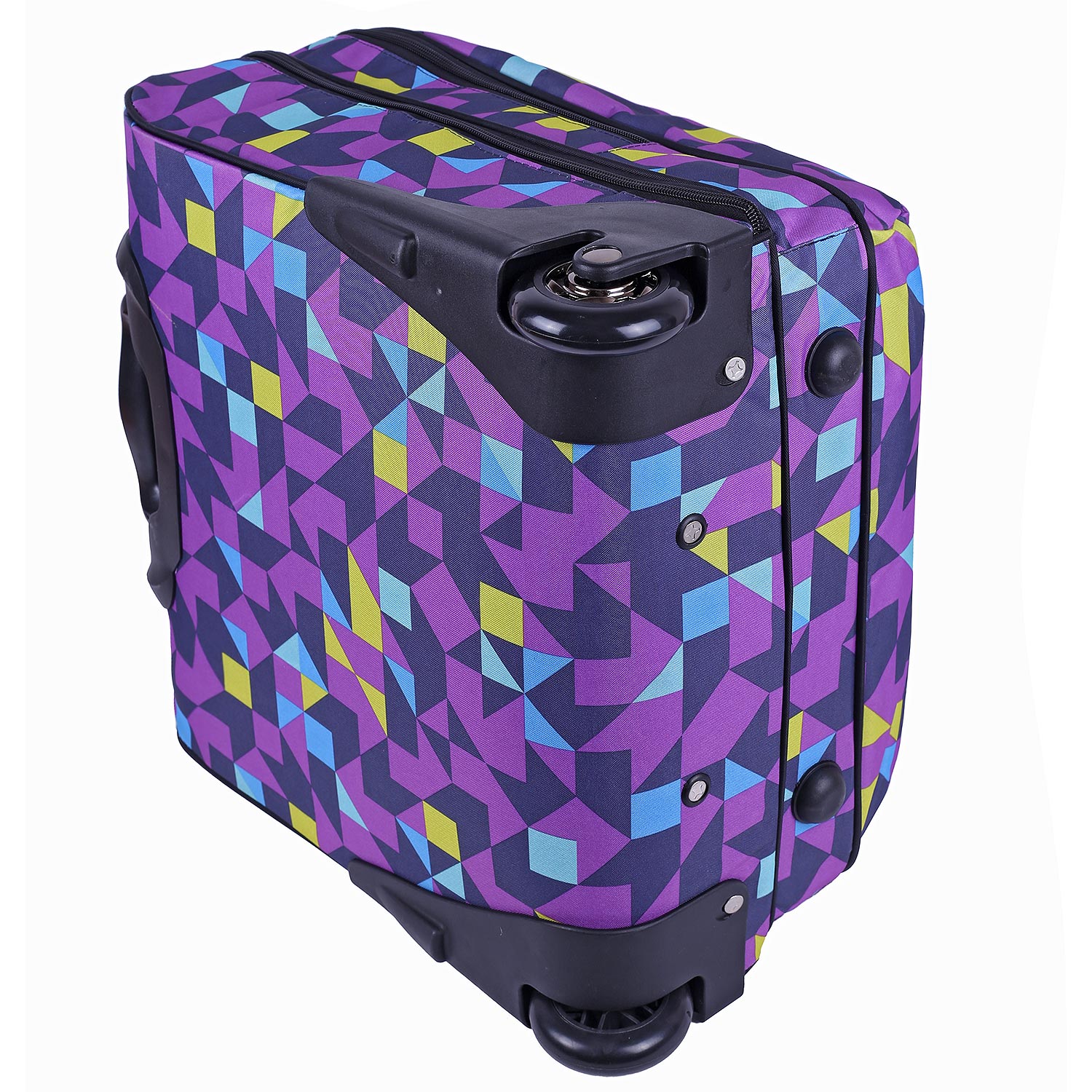 Чемодан на колесах для ручной клади POLAR П7094 "Калейдоскоп"