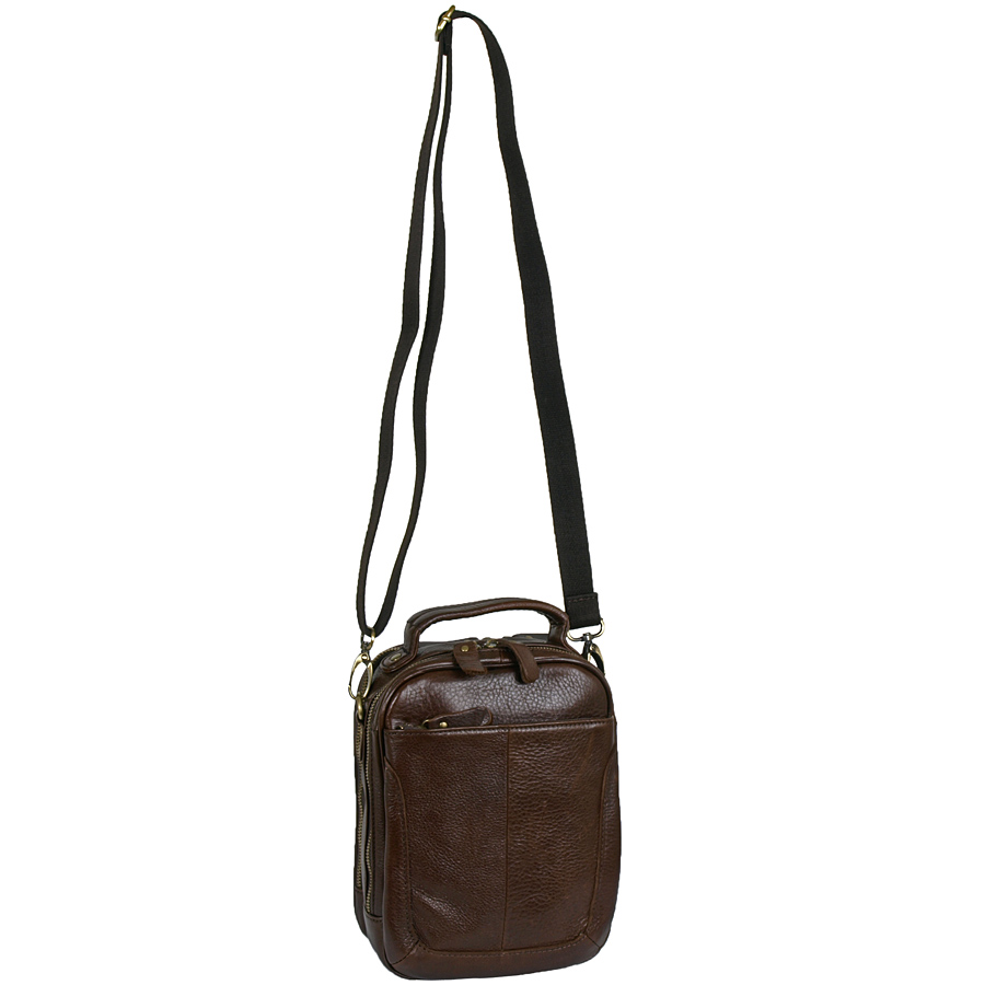 Мужская кожаная сумка POLA 3281 Brown