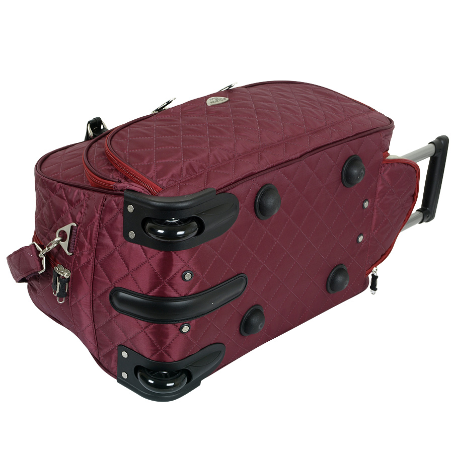 Женская сумка на колесах POLAR 7050 Bordo