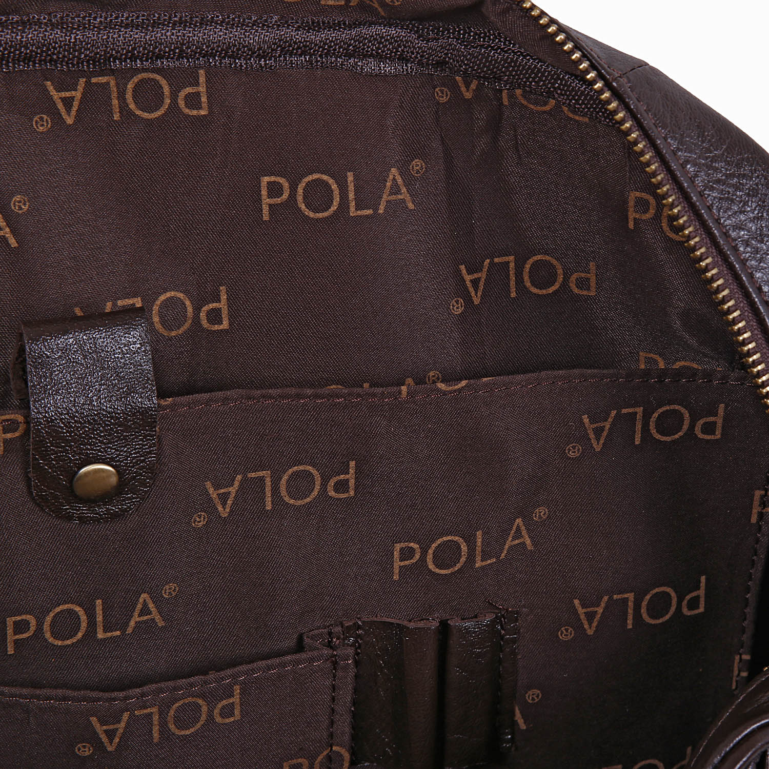 Мужская кожаная сумка POLA 5151 Brown