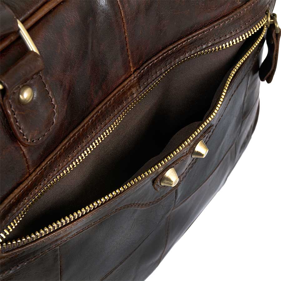 Мужская кожаная сумка POLA 8124 Coffee