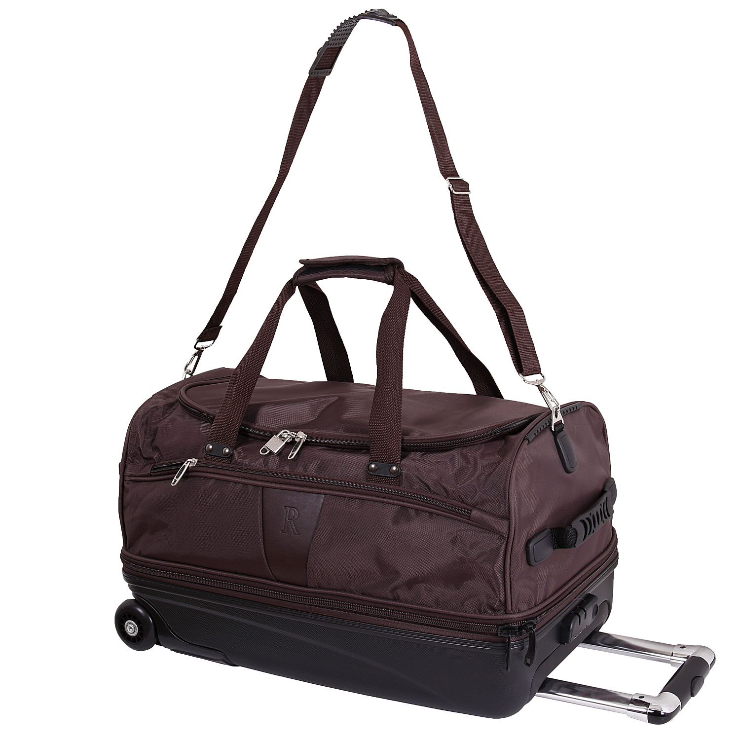 Сумка раздвижная с пластиковым дном RION+ А242 Brown