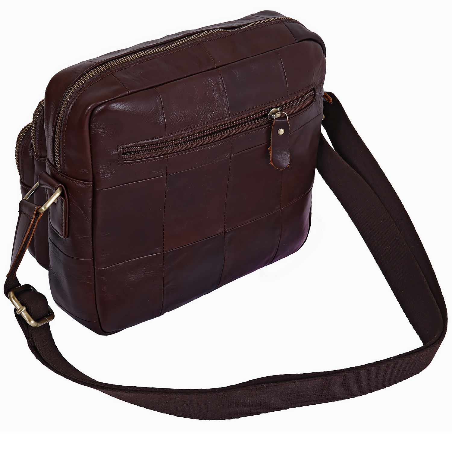 Мужская кожаная сумка POLA 1584 Brown