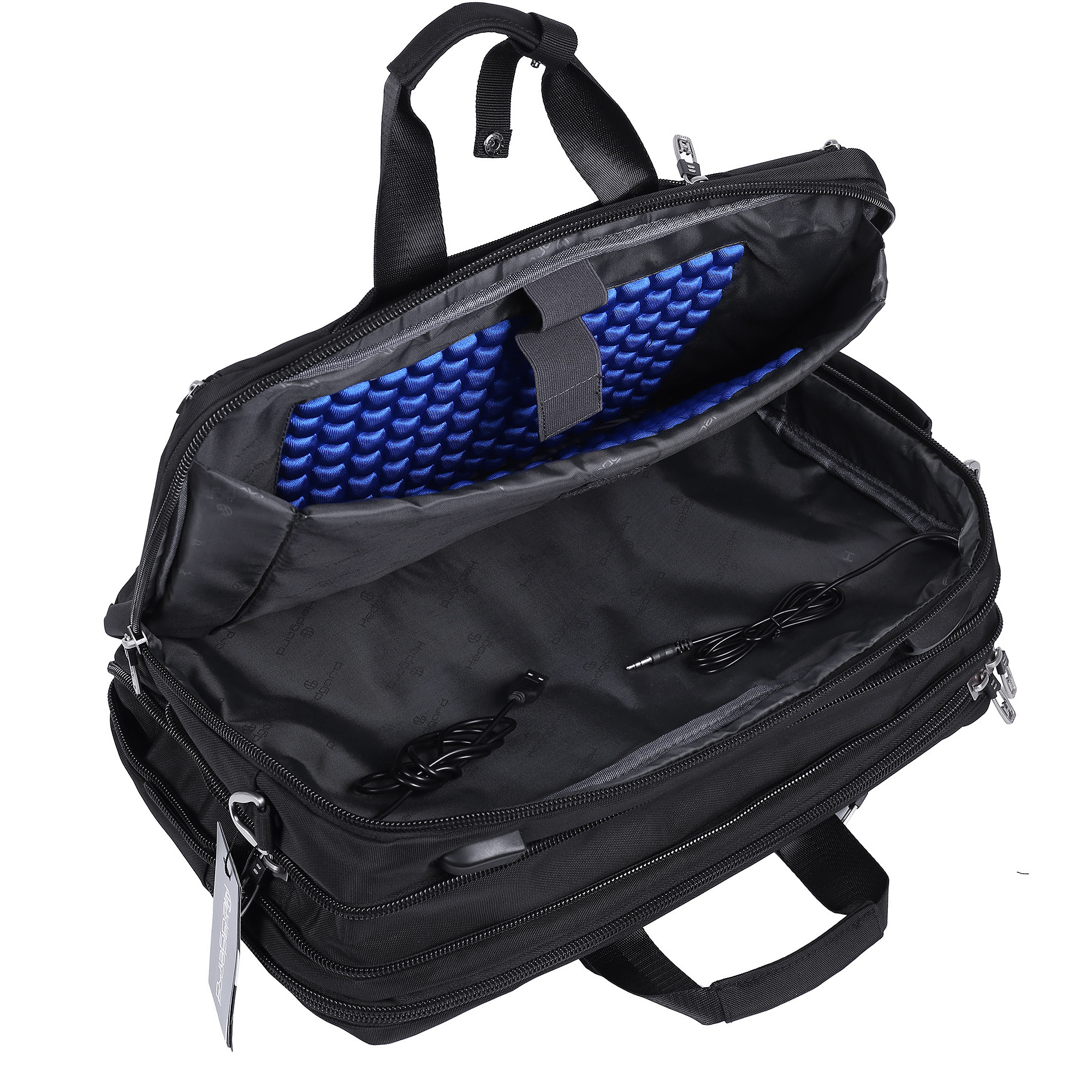 Мужская раздвижная сумка-рюкзак  Hedgard 1340 Black