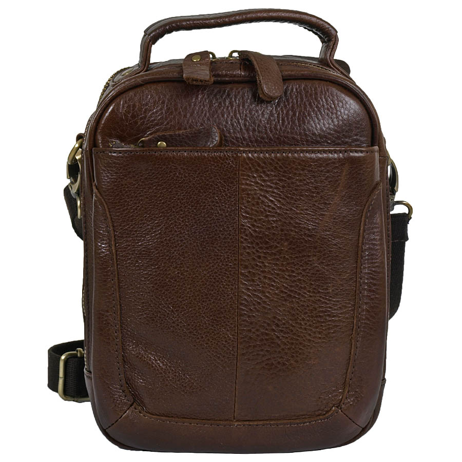 Мужская кожаная сумка POLA 3281 Brown