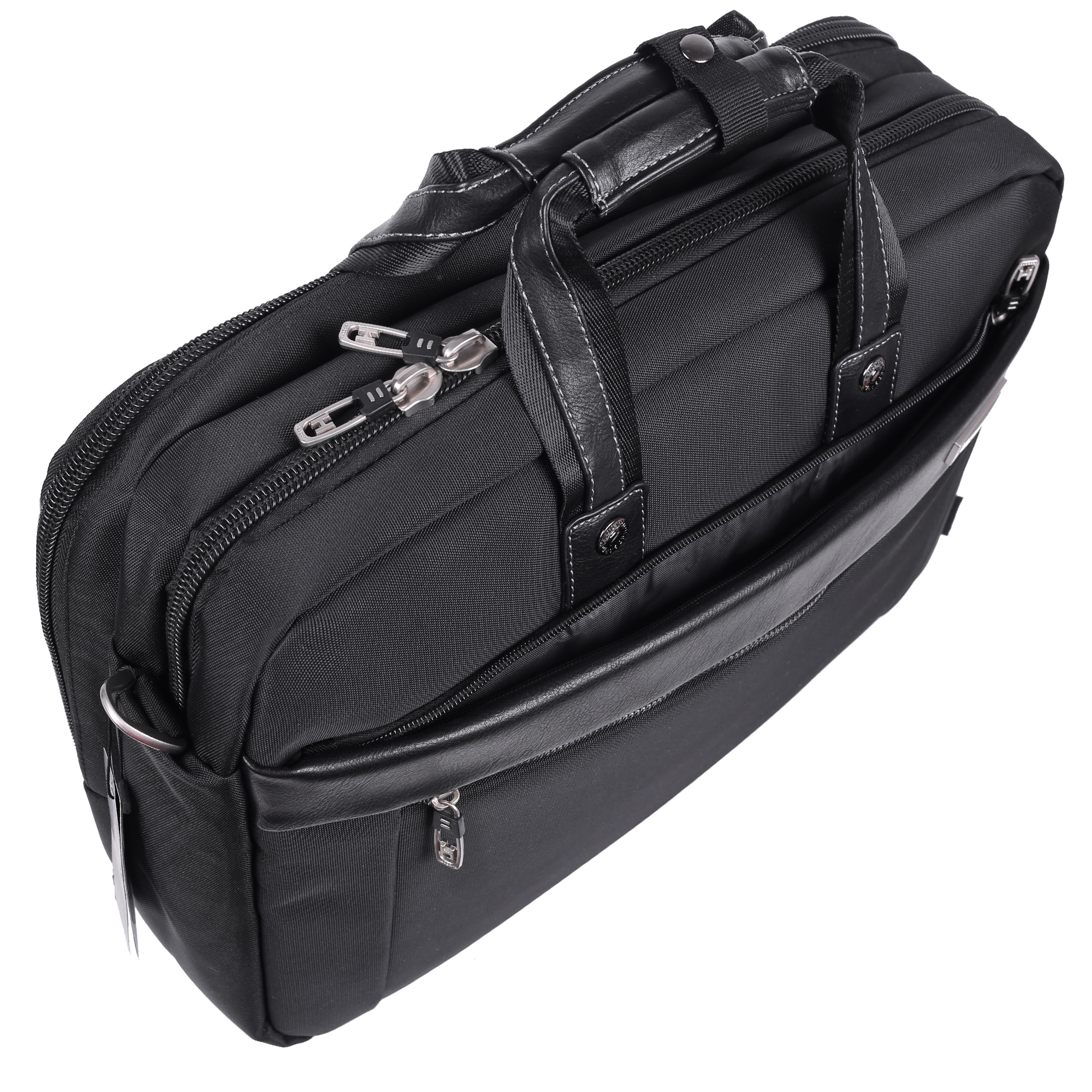 Мужская сумка-портфель  Hedgard 1004-2 Black 17