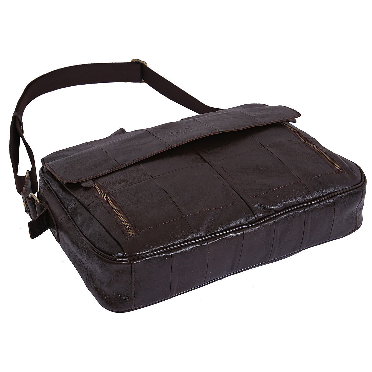 Мужская кожаная сумка POLA 5151 Brown