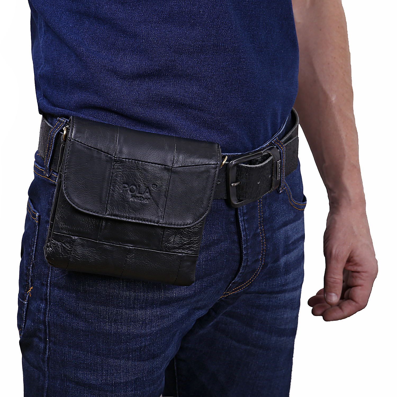 Сумка на плечо с креплением на ремень POLA 9035 Black