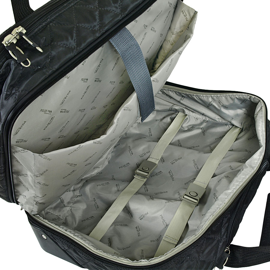 Сумка на колесах для ручной клади POLAR 7058 Black