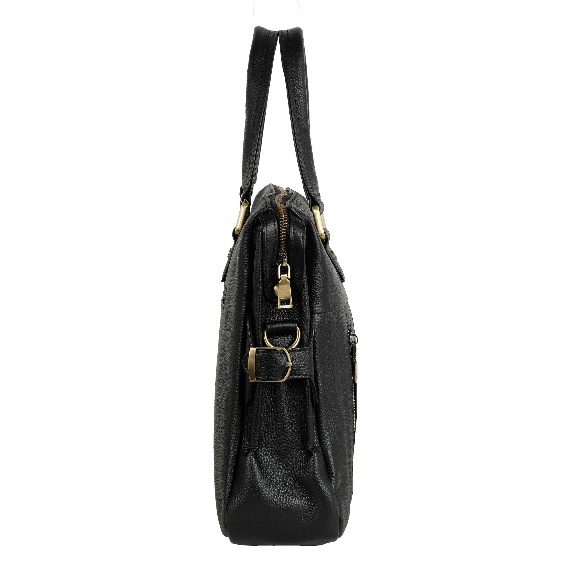 Мужская кожаная сумка POLAR 26313 Black