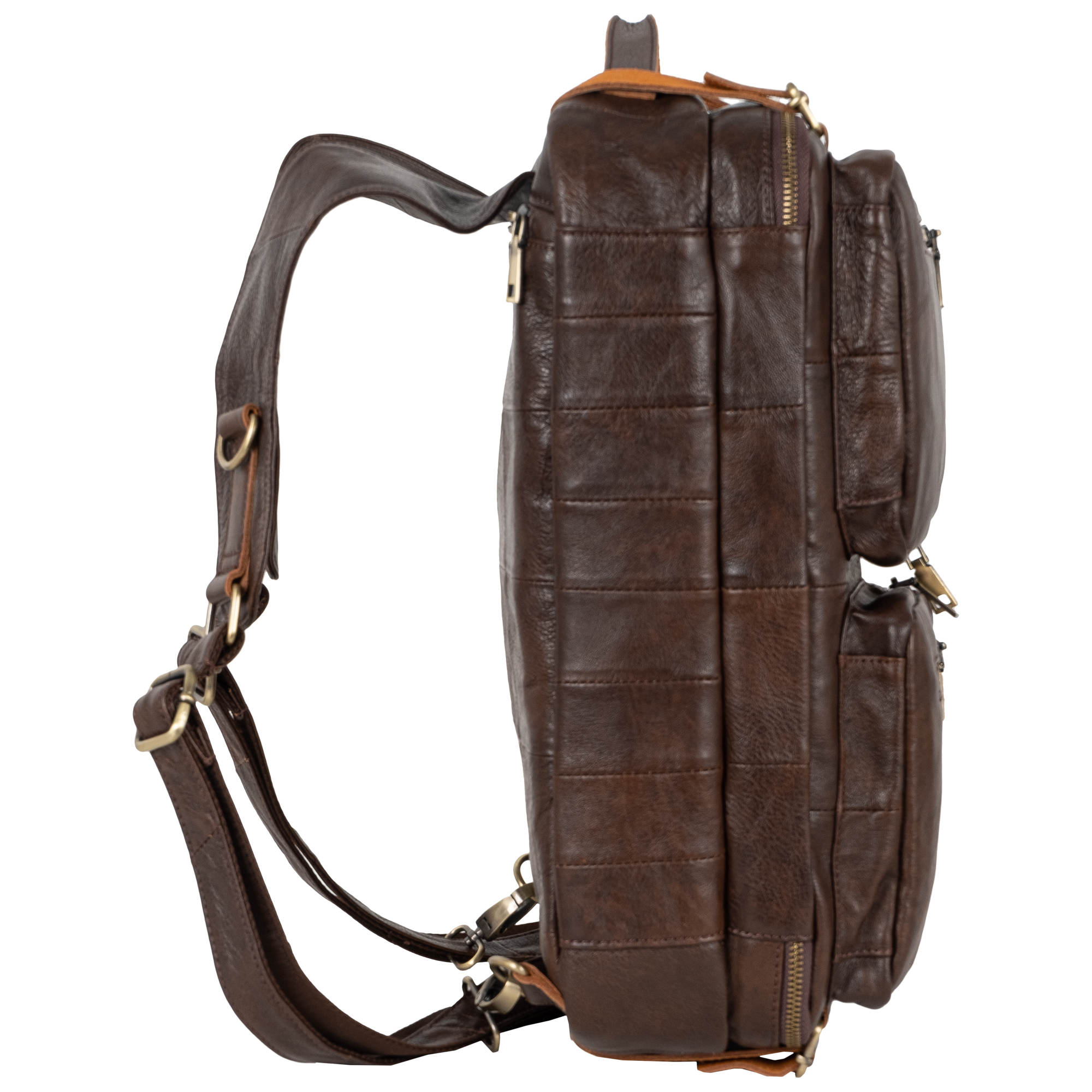 Сумка-рюкзак из натуральной кожи POLA 6031 Coffee