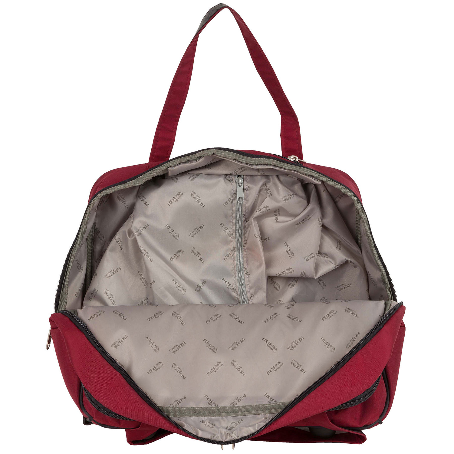 Сумка на колесах для ручной клади POLAR П7104 Bordo