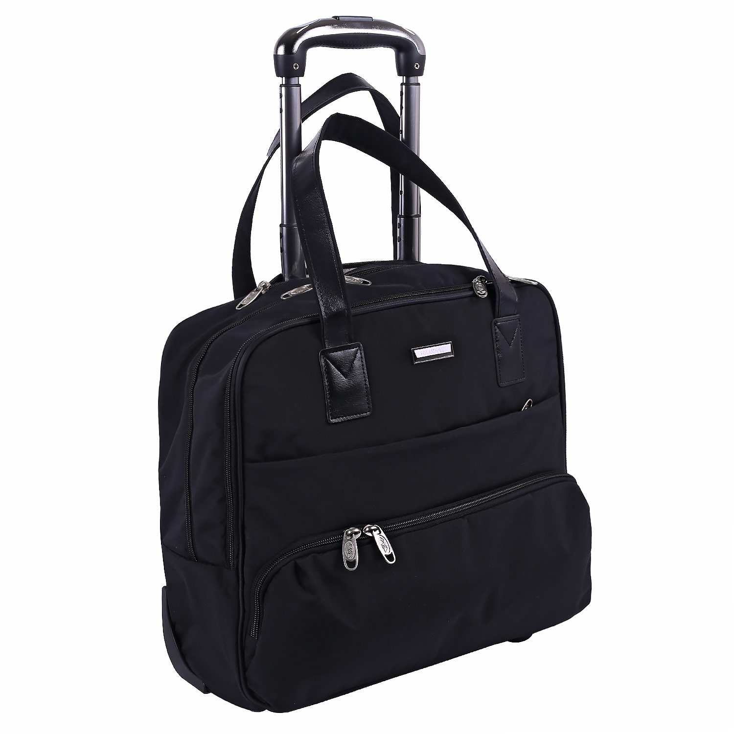 Сумка на колесах для ручной клади POLAR П7104 Black