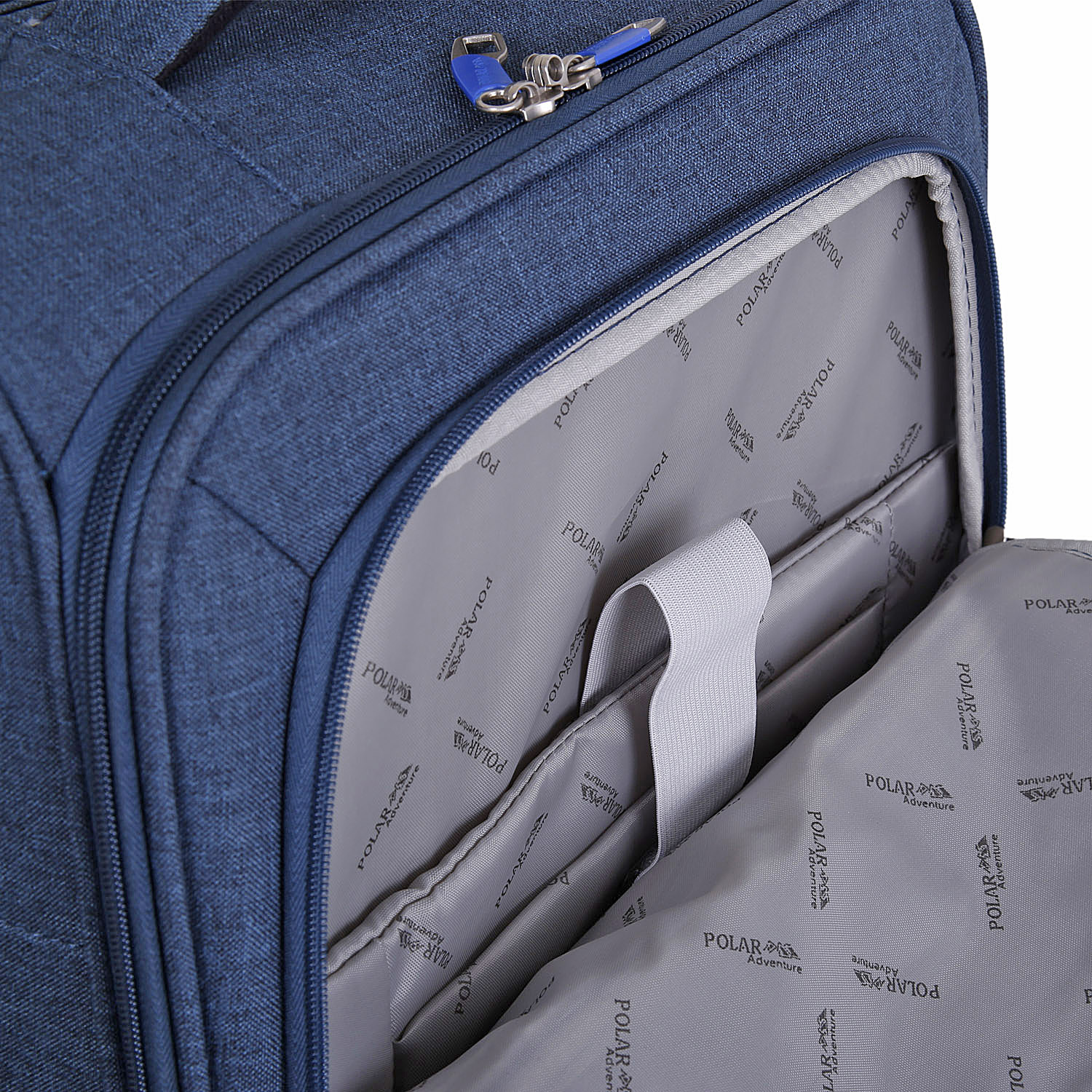 Чемодан на 4х колесах POLAR Р18А07-19" Blue