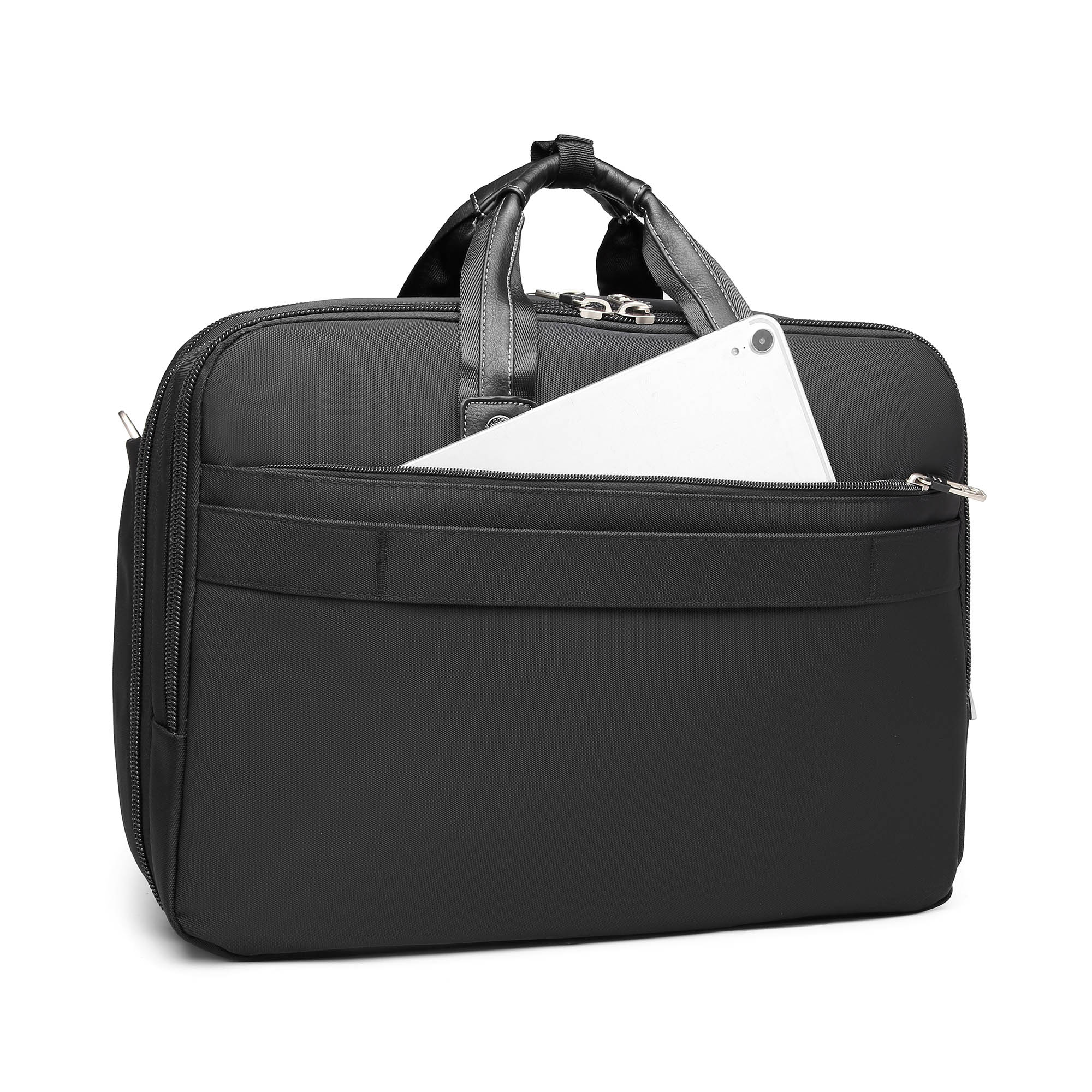 Мужская раздвижная сумка  Hedgard 1147 Black 15"