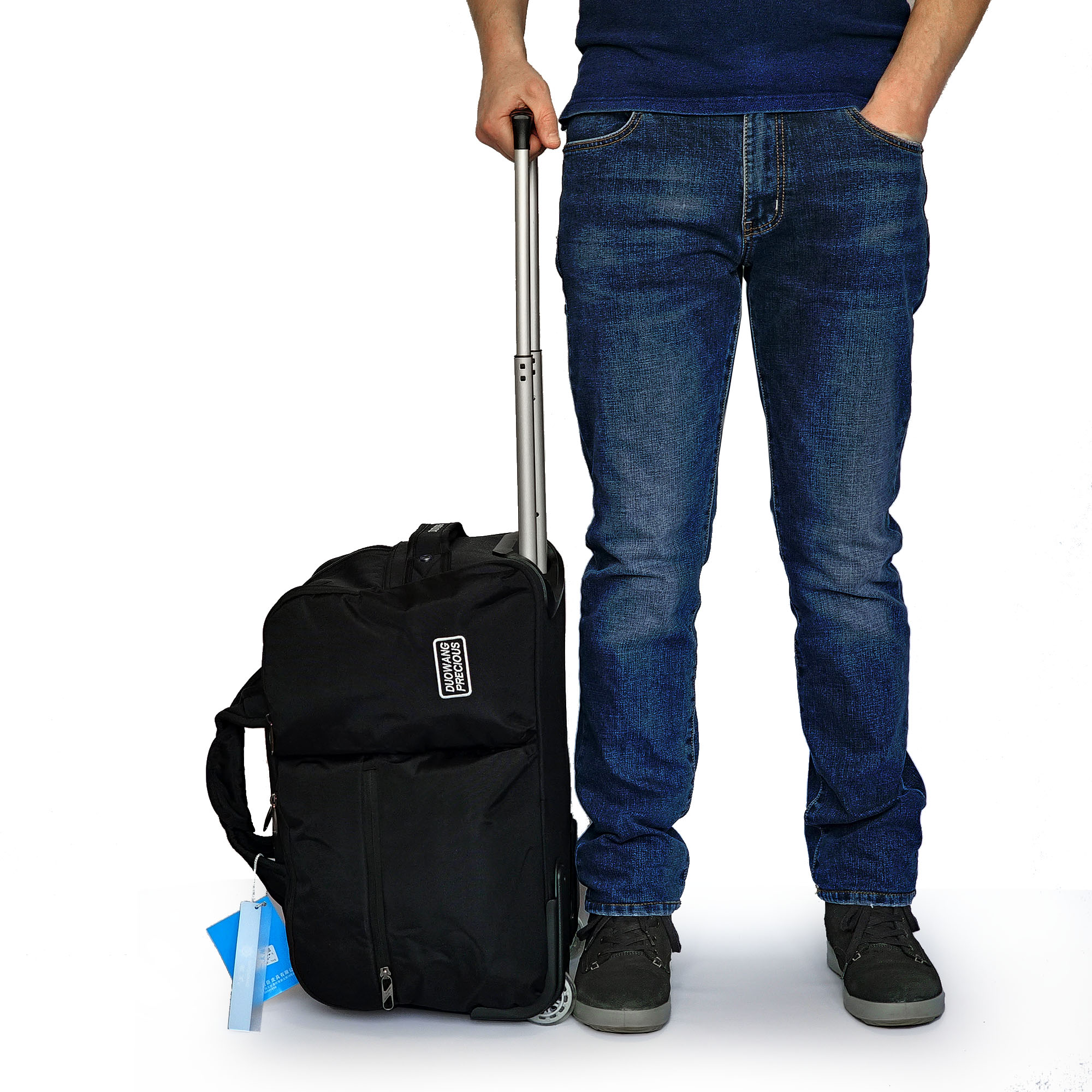 Дорожная сумка на колесах Duowang 211-20 Grey