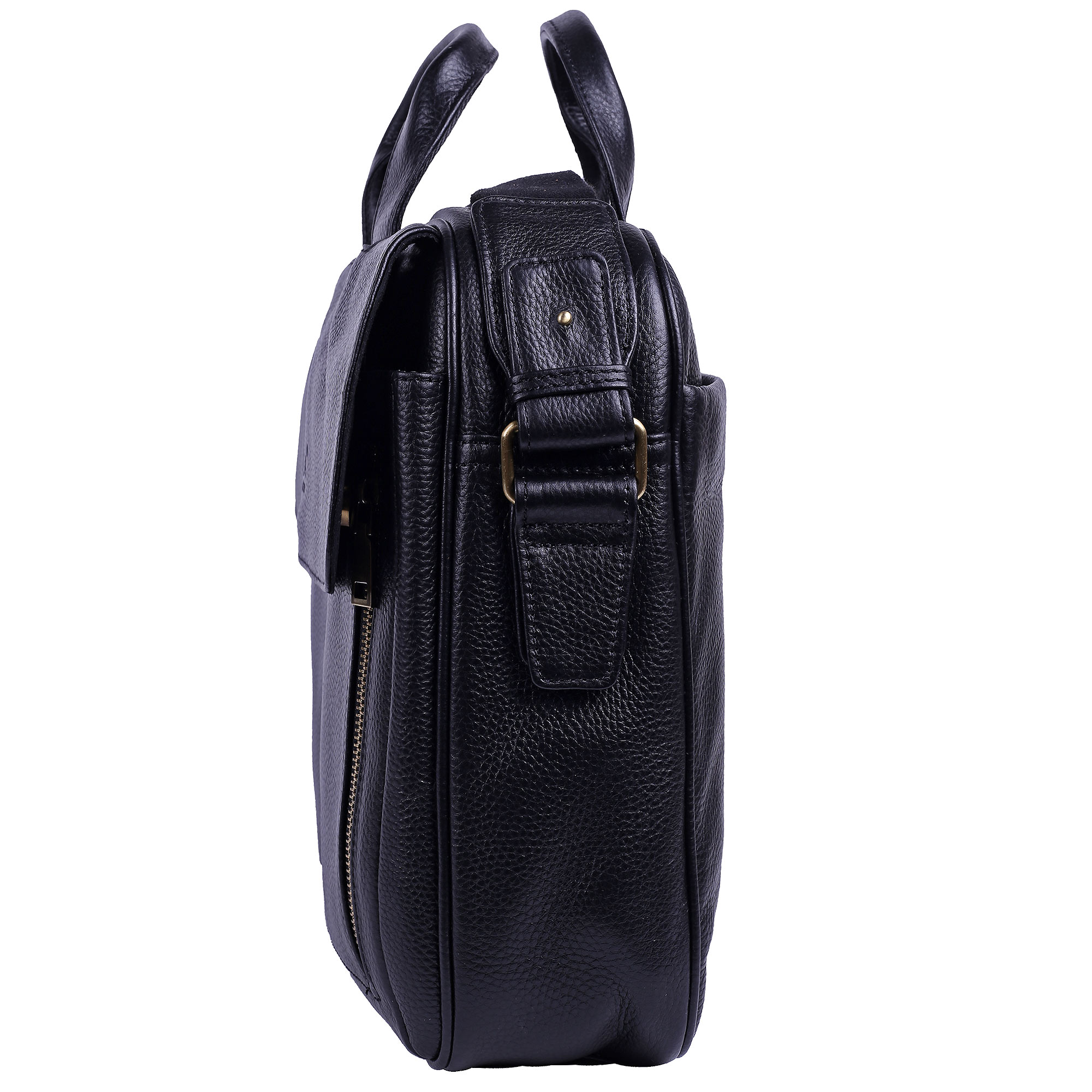 Мужская кожаная сумка POLA 5151 Black