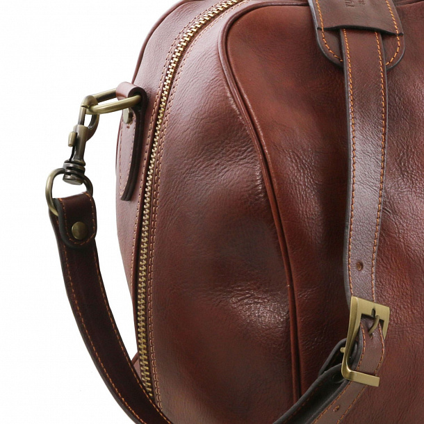 Дорожная сумка ''LISBONA' (малый размер) Tuscany Leather TL141658 Brown