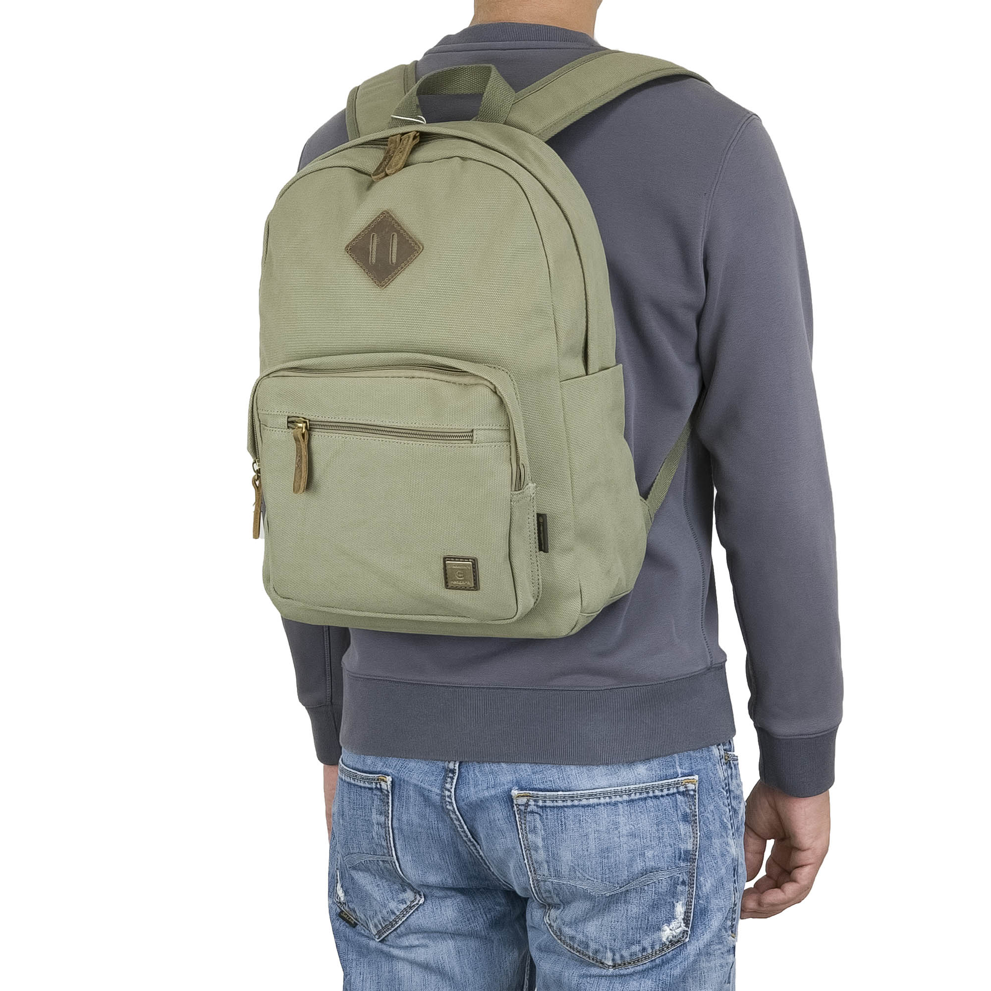 Рюкзак брезентовый  Hedgard 1122-1 Grey-Green